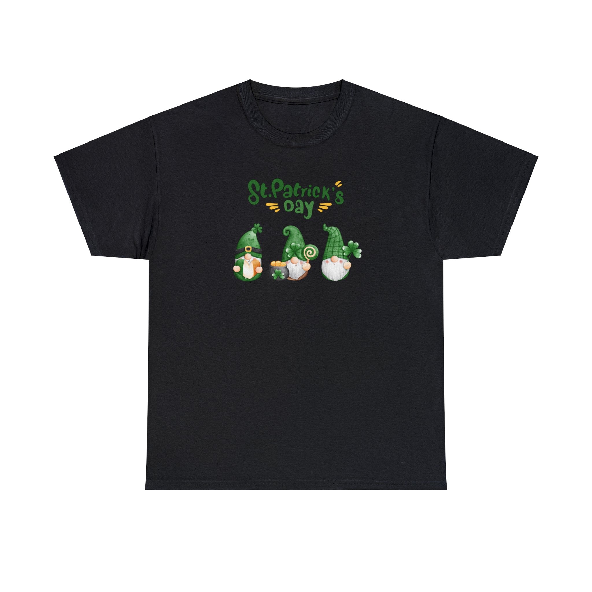 St. Patty's Day Gnome Unisex Heavy Cotton Tee