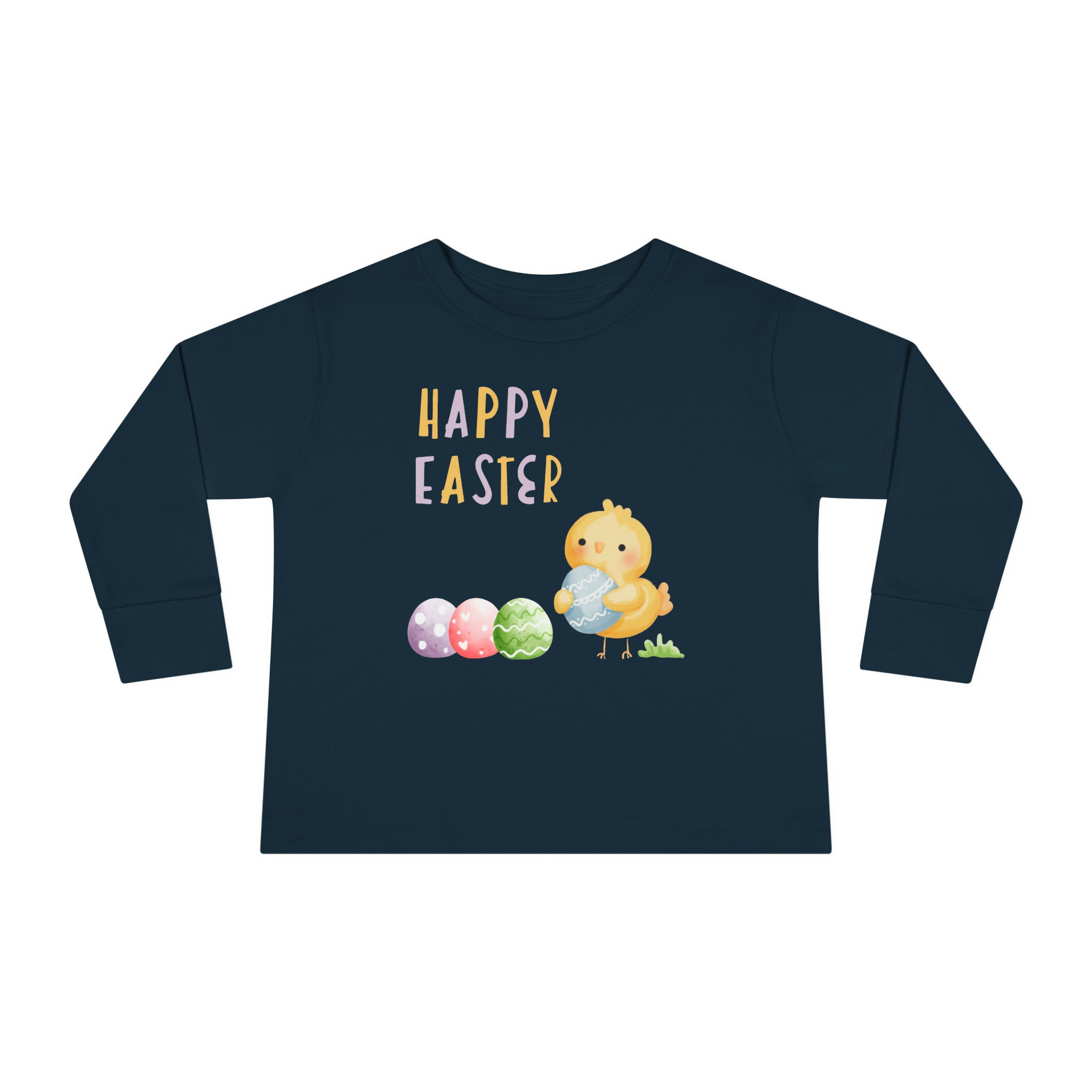 Wishing You A Happy Easter Toddler Long Sleeve Tee