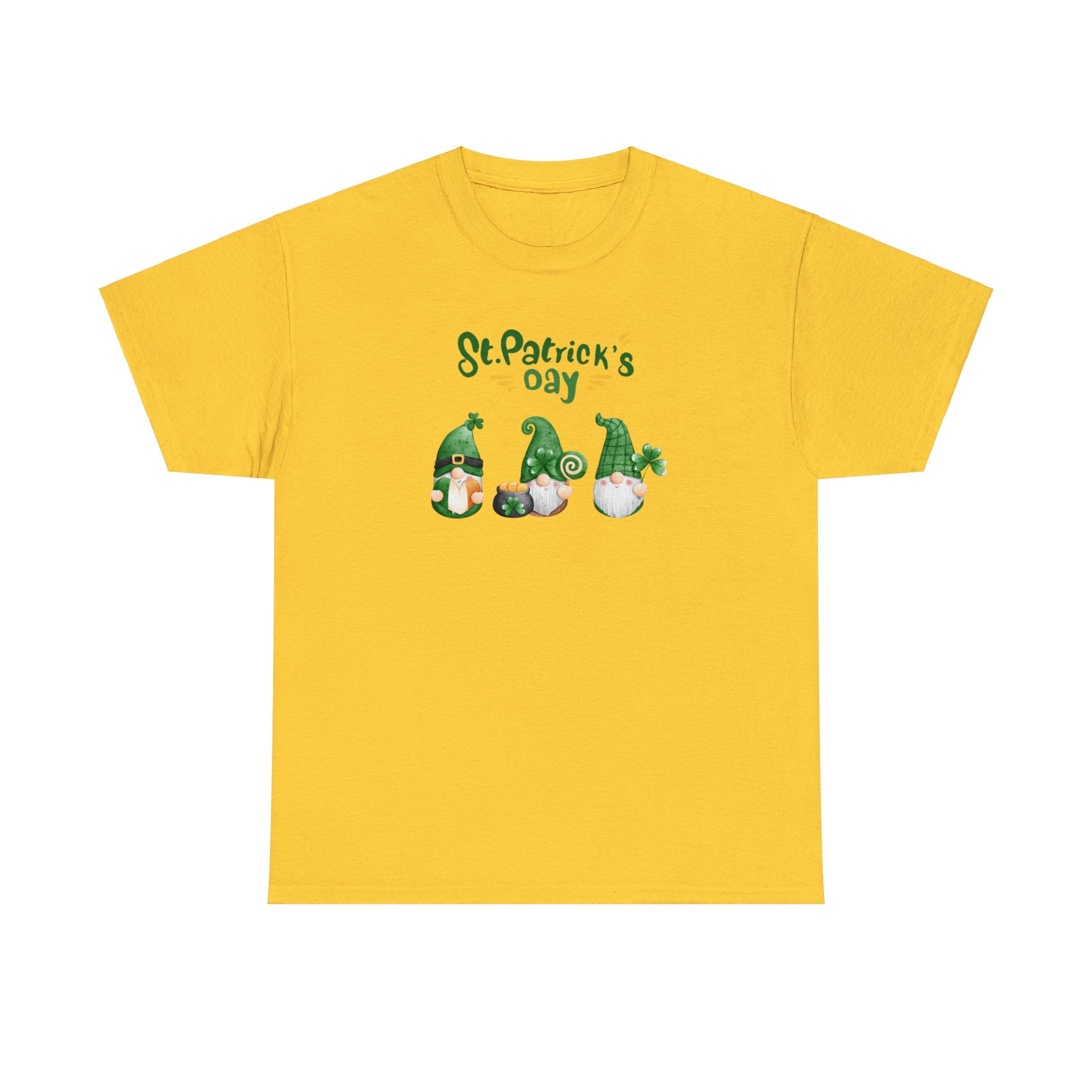 St. Patty's Day Gnome Unisex Heavy Cotton Tee