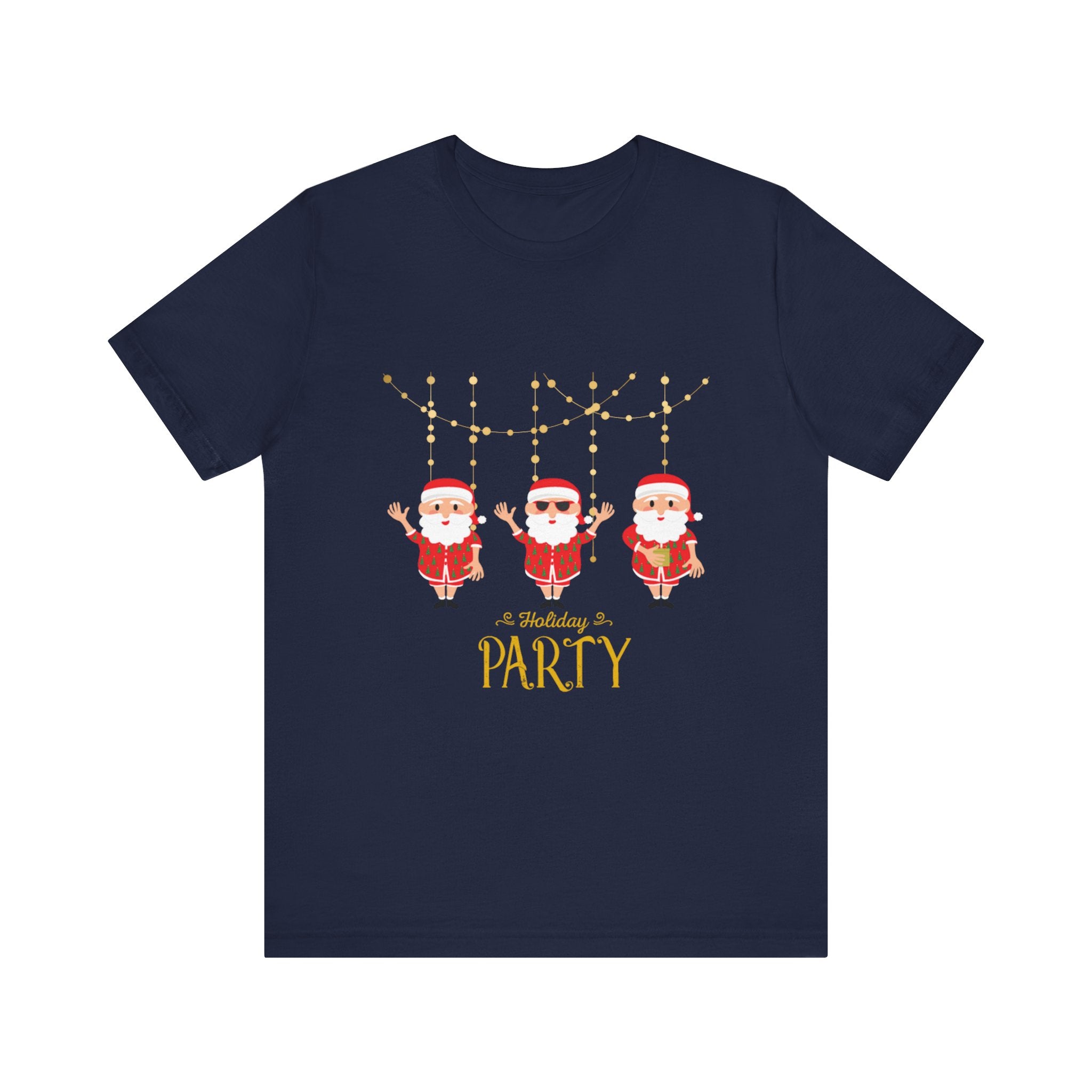 Santa's Holiday Party Unisex Jersey Short Sleeve Tee