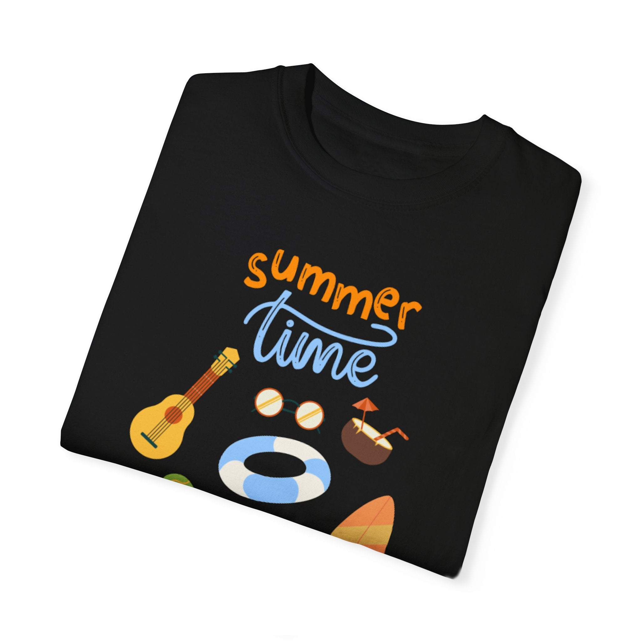 Summertime Fun Unisex Garment-Dyed T-shirt