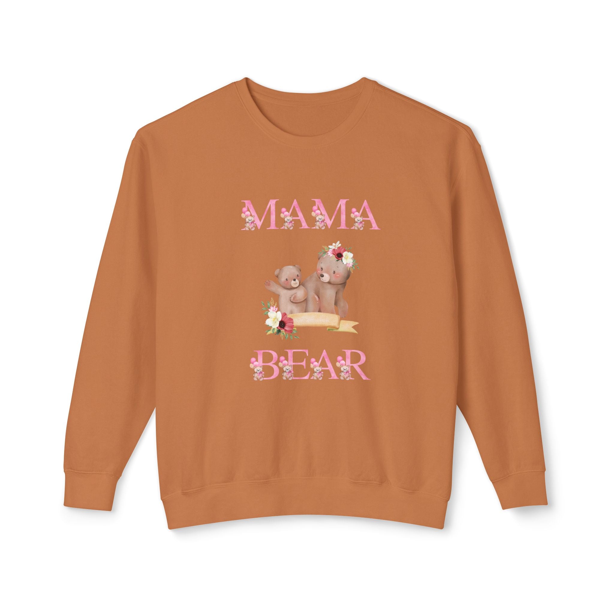 Mama Bear Unisex Lightweight Crewneck Sweatshirt