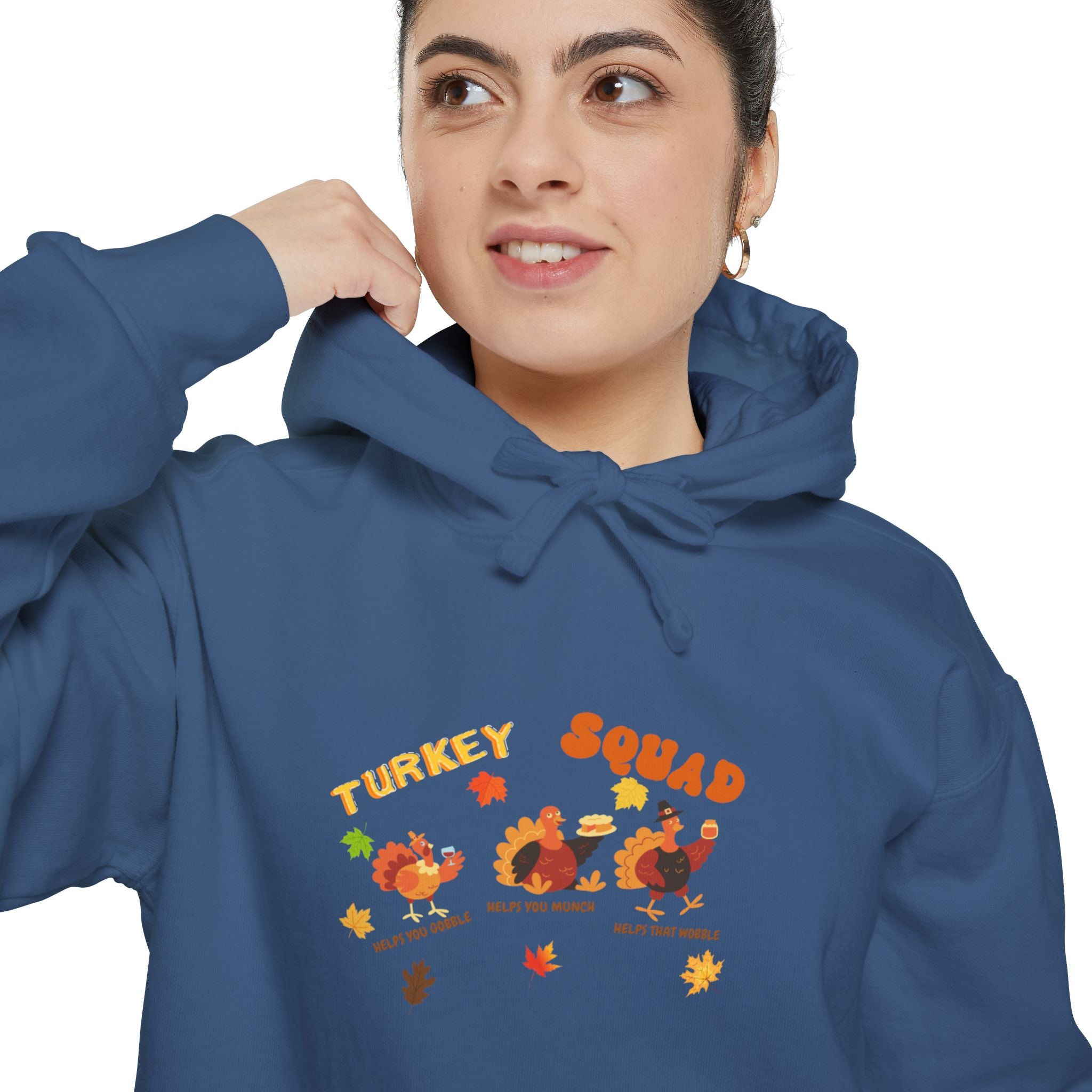 Turkey Squad Unisex Garment-Dyed Hoodie