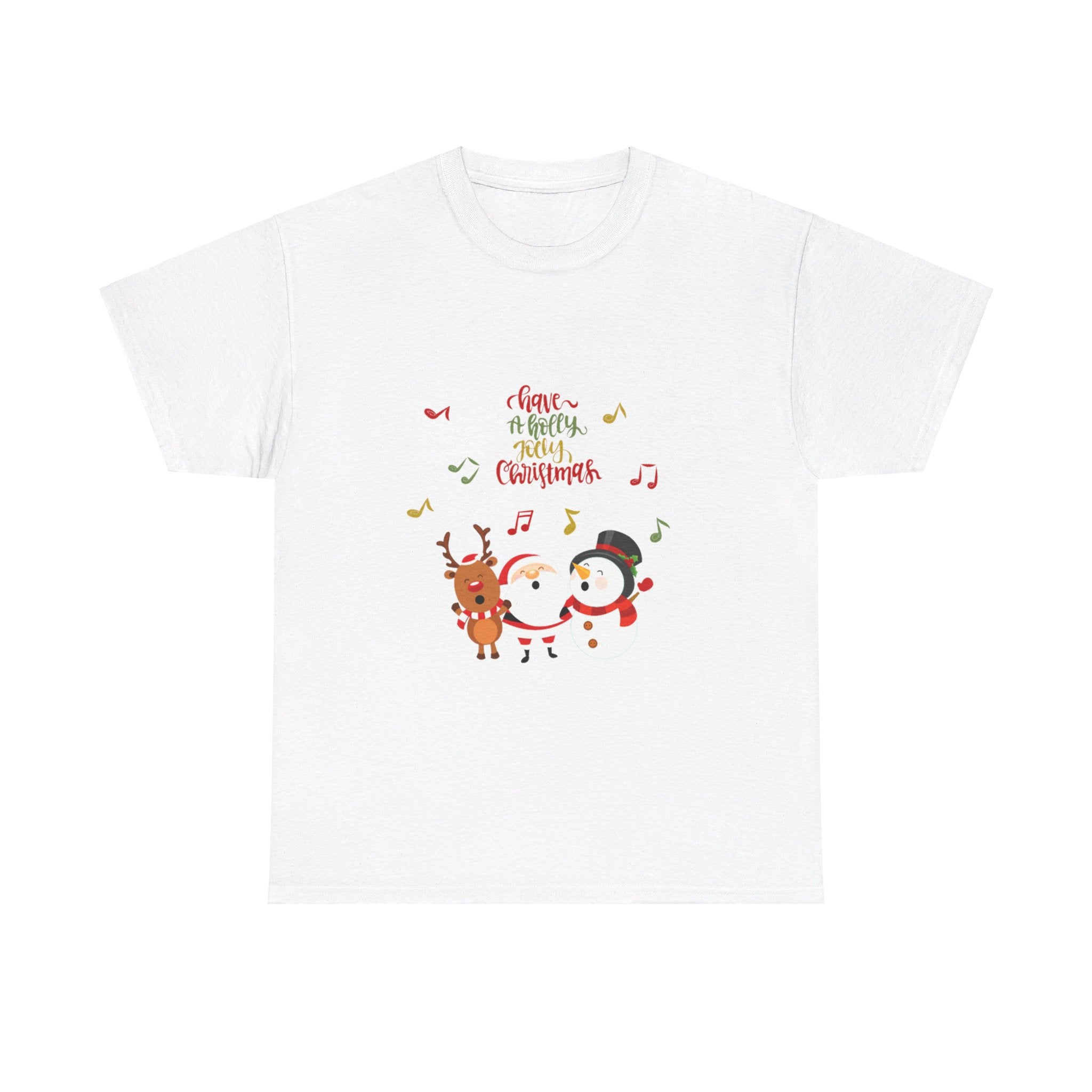Have A Holly Jolly Christmas Unisex Heavy Cotton Tee
