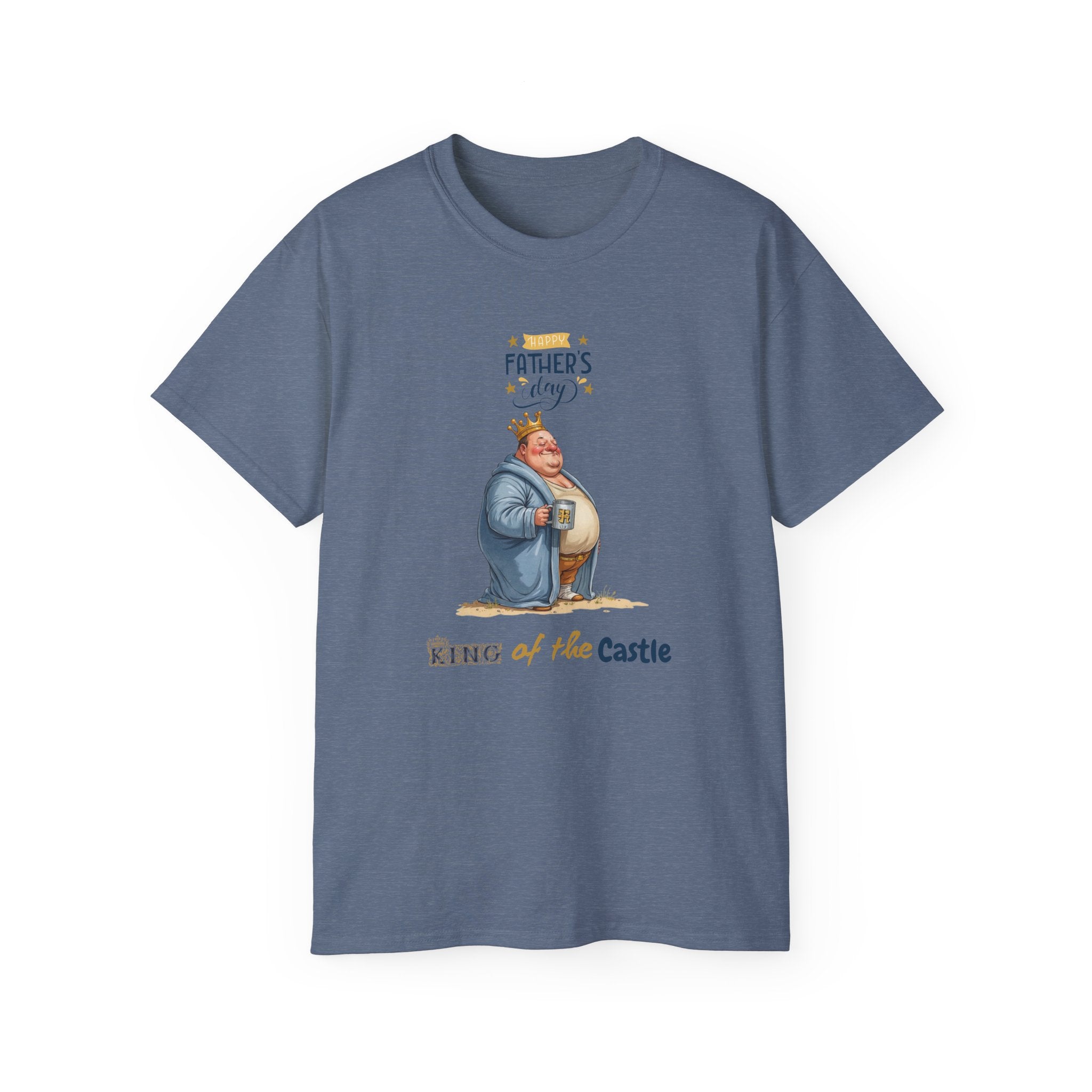 Father's Day King of the Castle Tee, Unisex Cotton T-Shirt