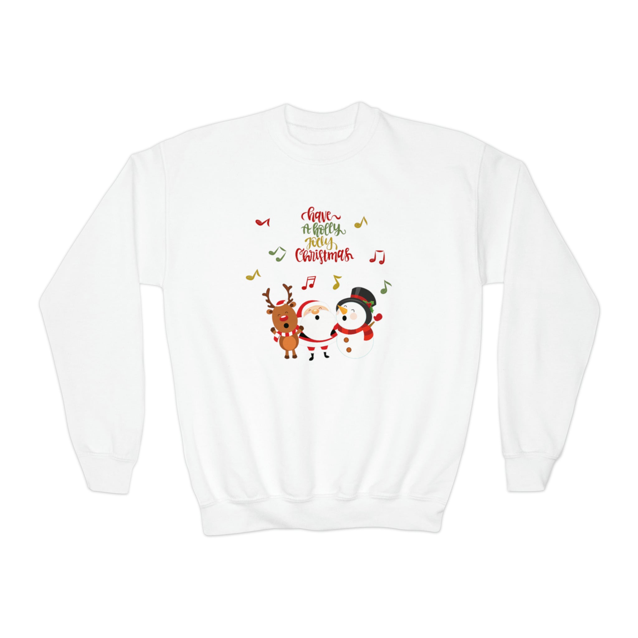 Have A Holly Jolly Christmas Youth Crewneck Sweatshirt
