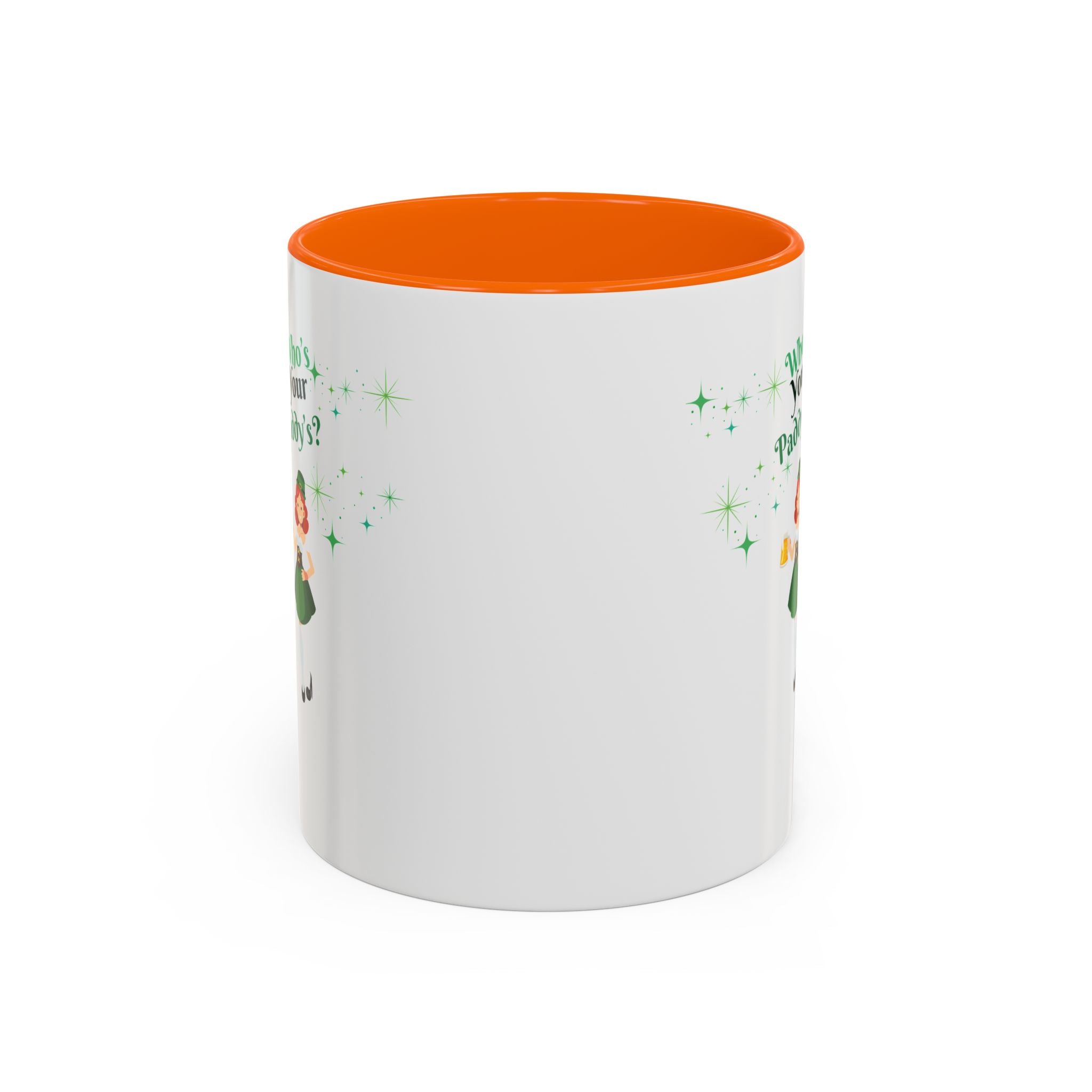 Who's Your Paddy's? Accent Coffee Mug