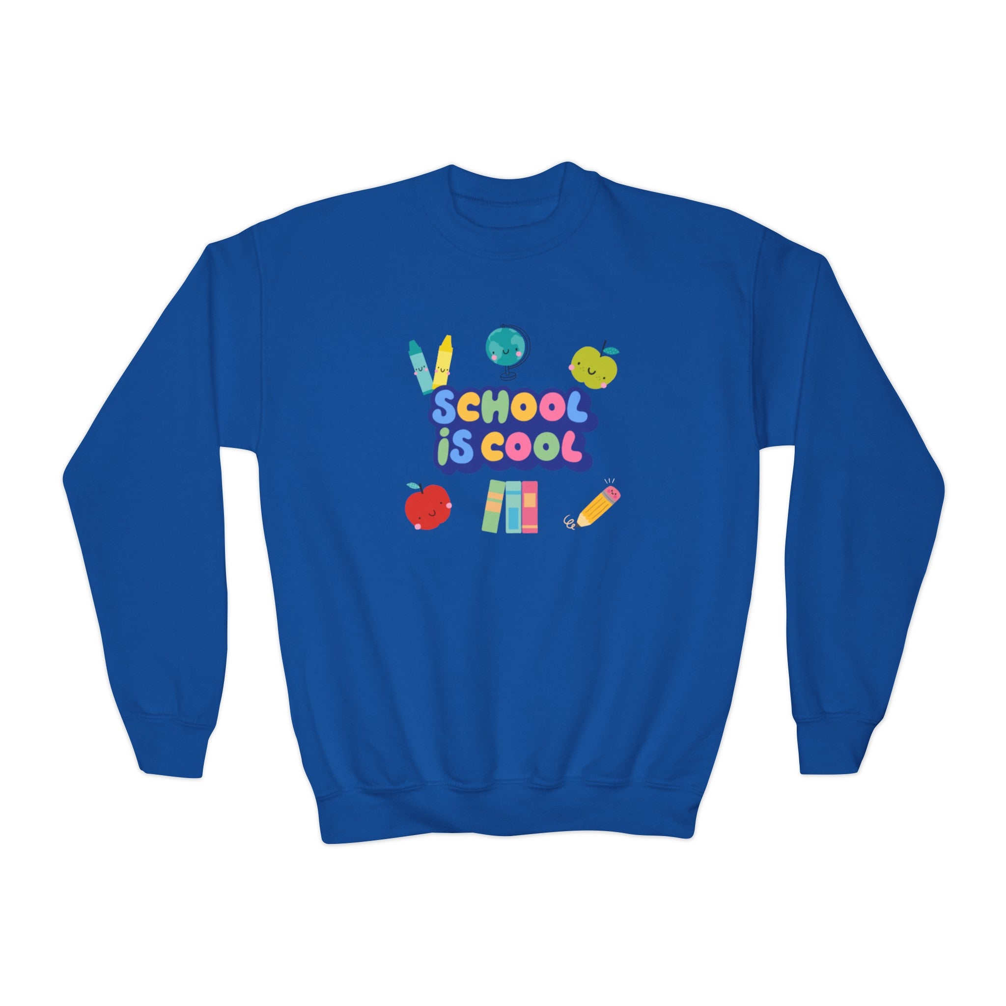 School Is Cool Youth Crewneck Sweatshirt