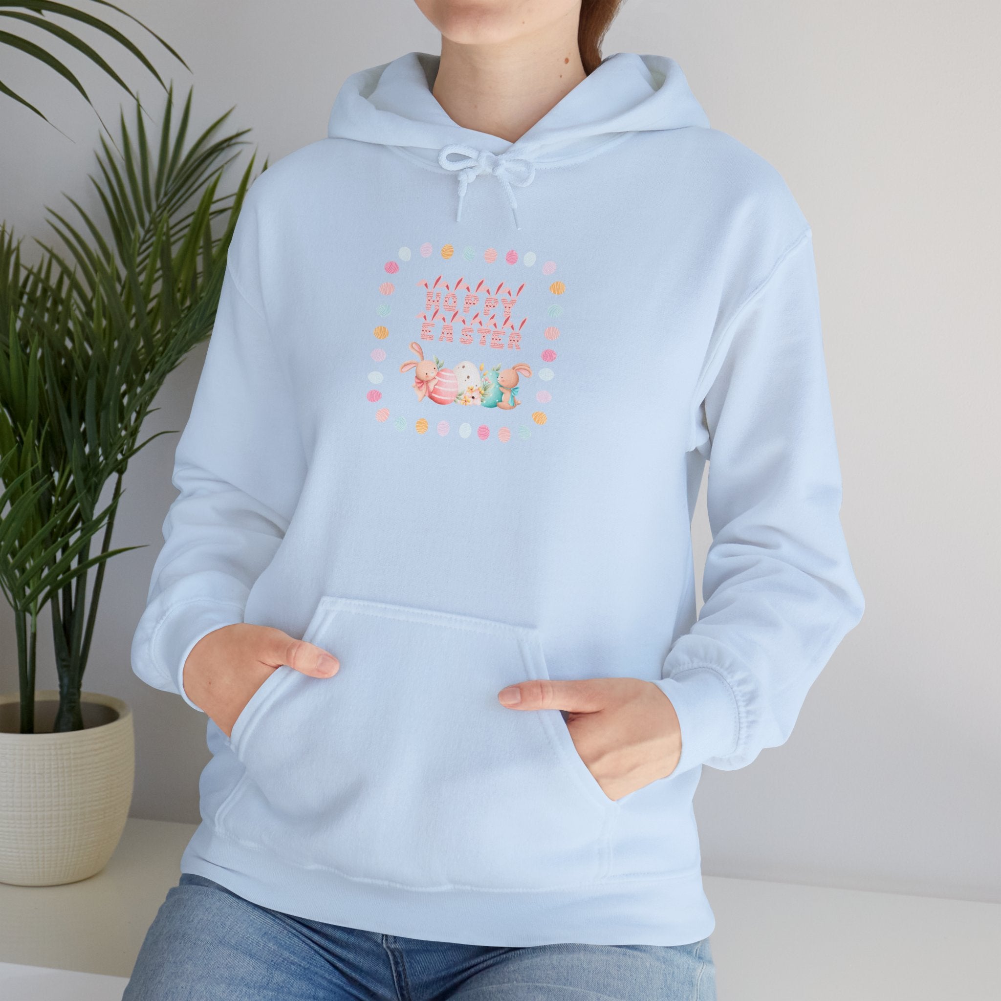 Hoppy Easter Hooded Sweatshirt – Unisex Heavy Blend™