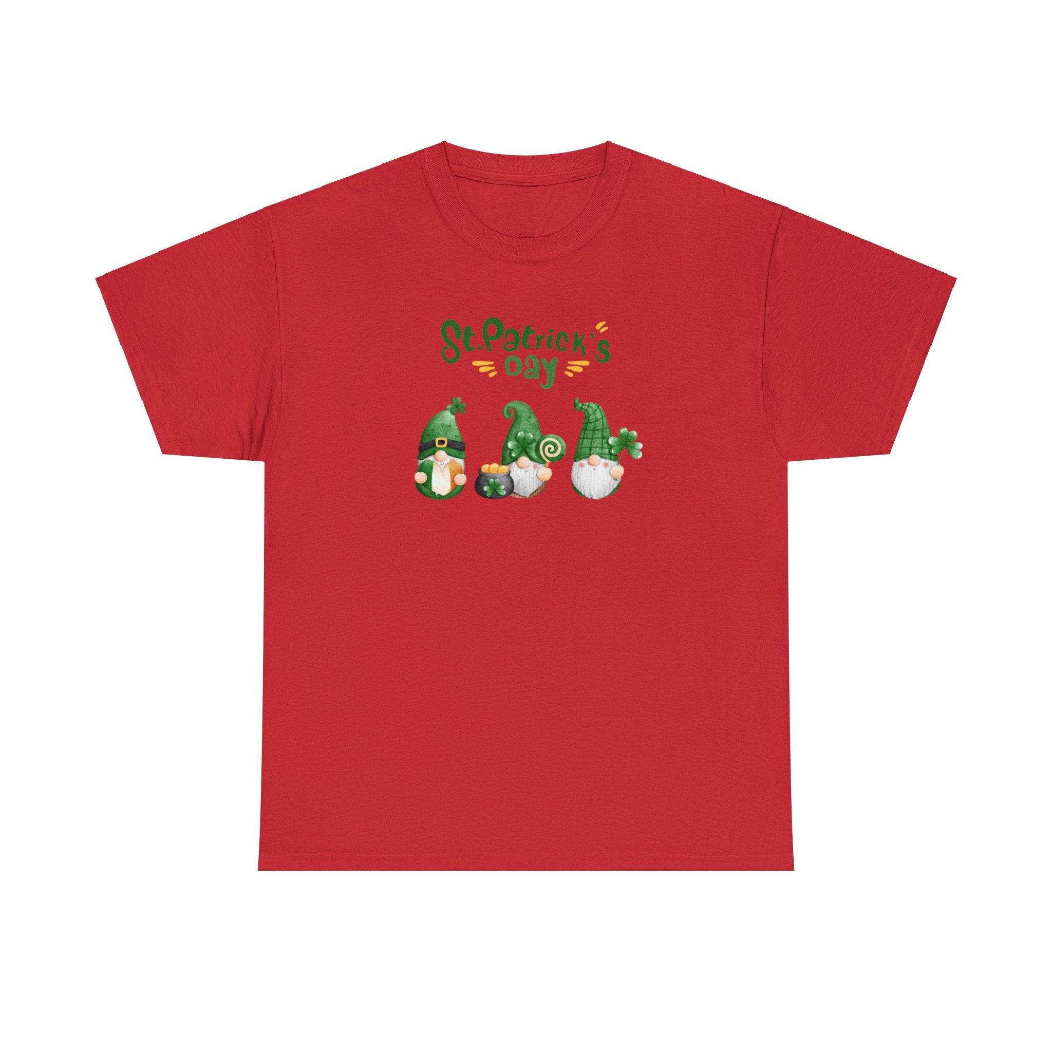 St. Patty's Day Gnome Unisex Heavy Cotton Tee