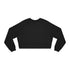 Happy Thanksgiving Women's Cropped Fleece Pullover