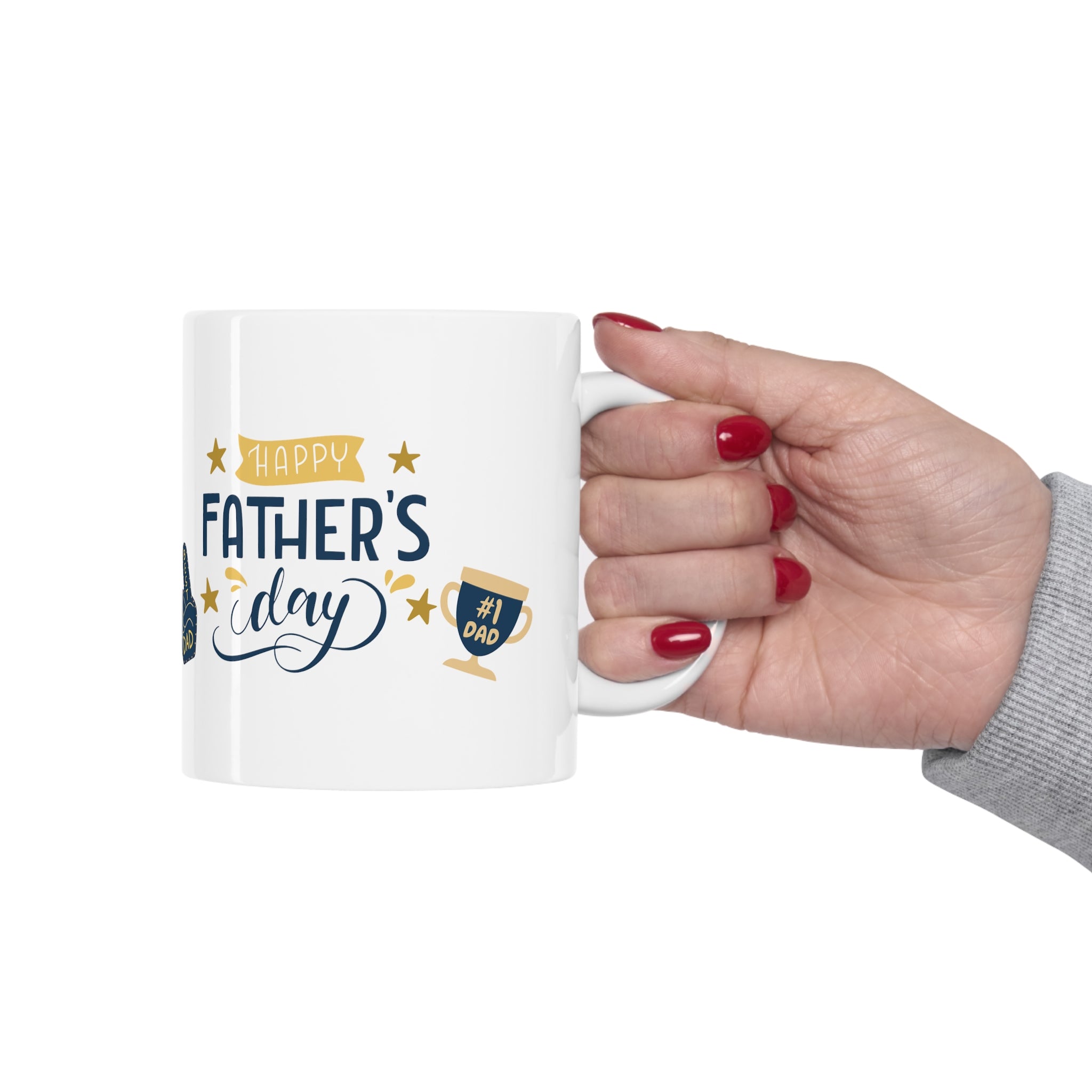Happy Dad's Day No.1 Ceramic Mug 11oz