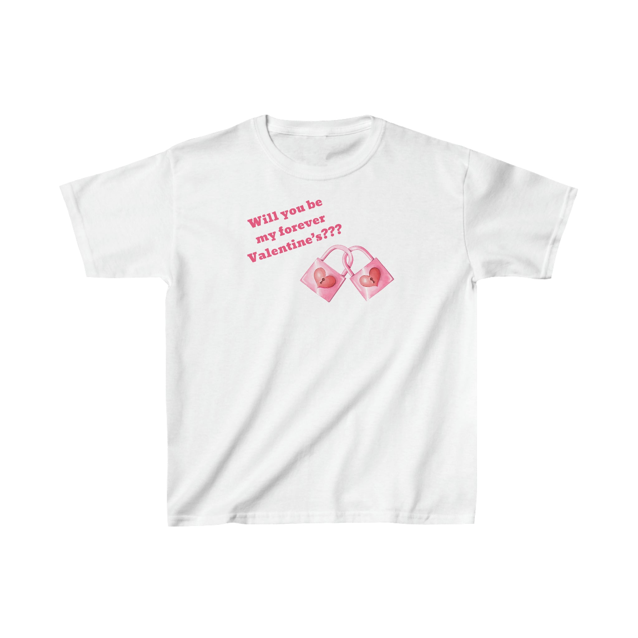Will You Be My Forever Valentine?? Kids Heavy Cotton™ Tee