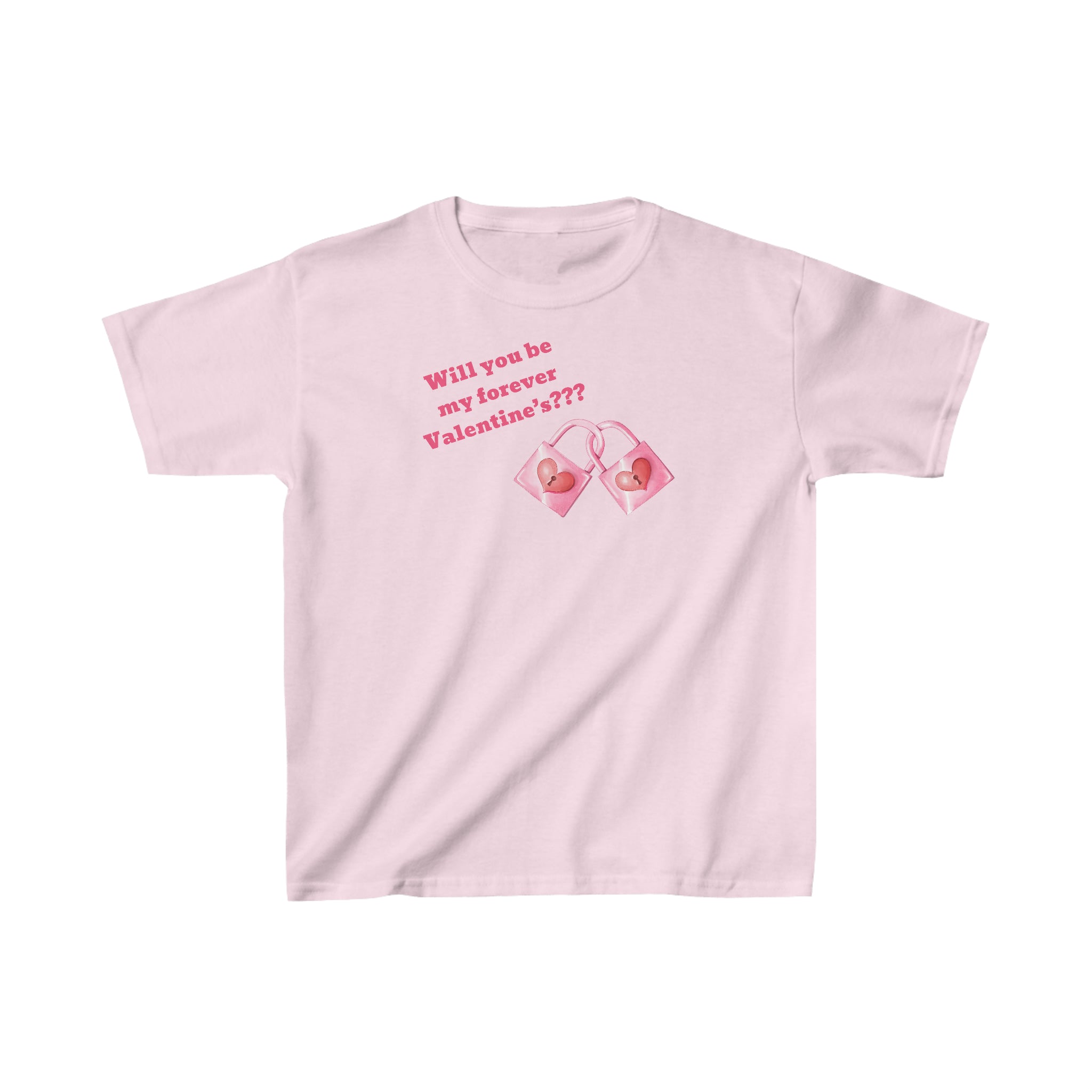 Will You Be My Forever Valentine?? Kids Heavy Cotton™ Tee