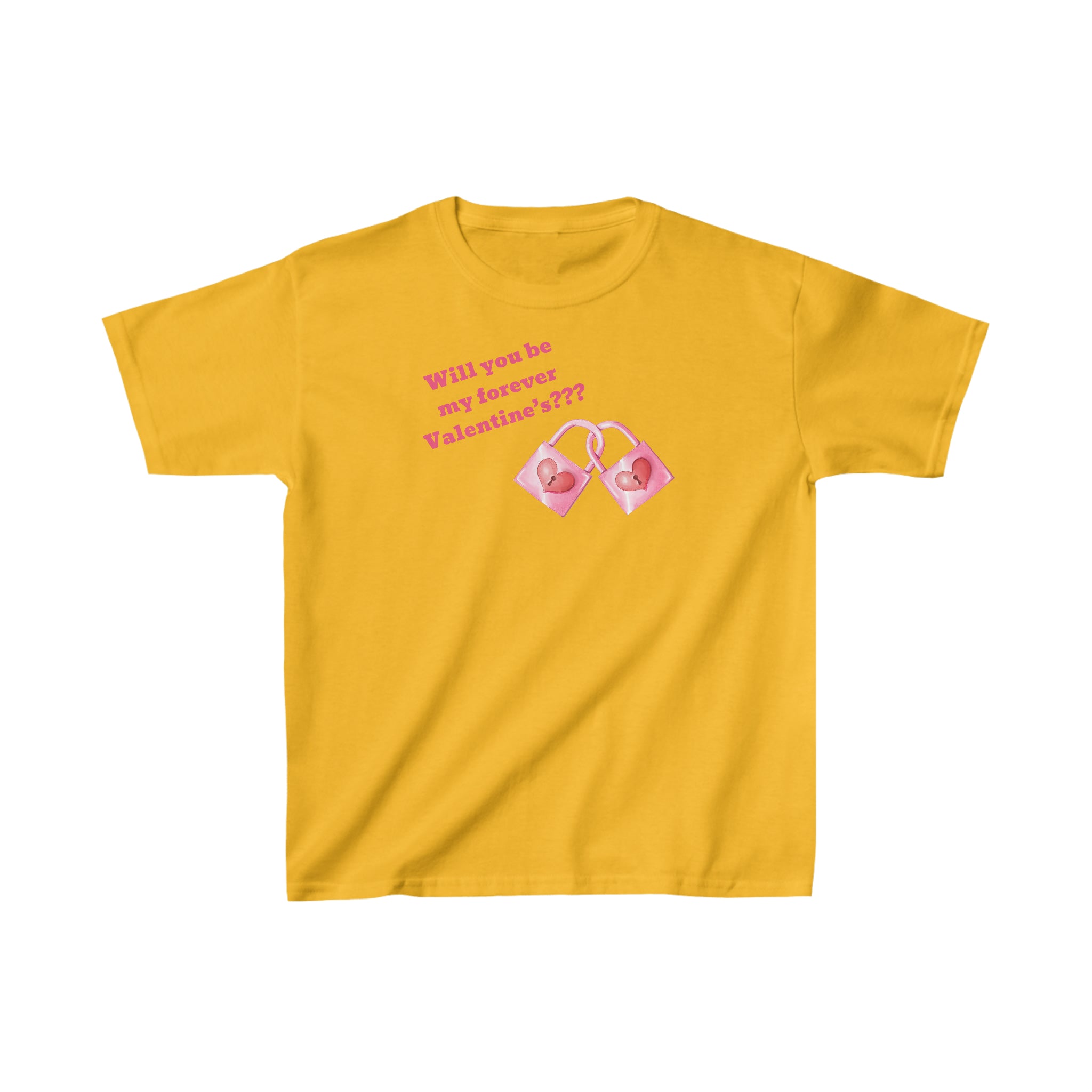 Will You Be My Forever Valentine?? Kids Heavy Cotton™ Tee