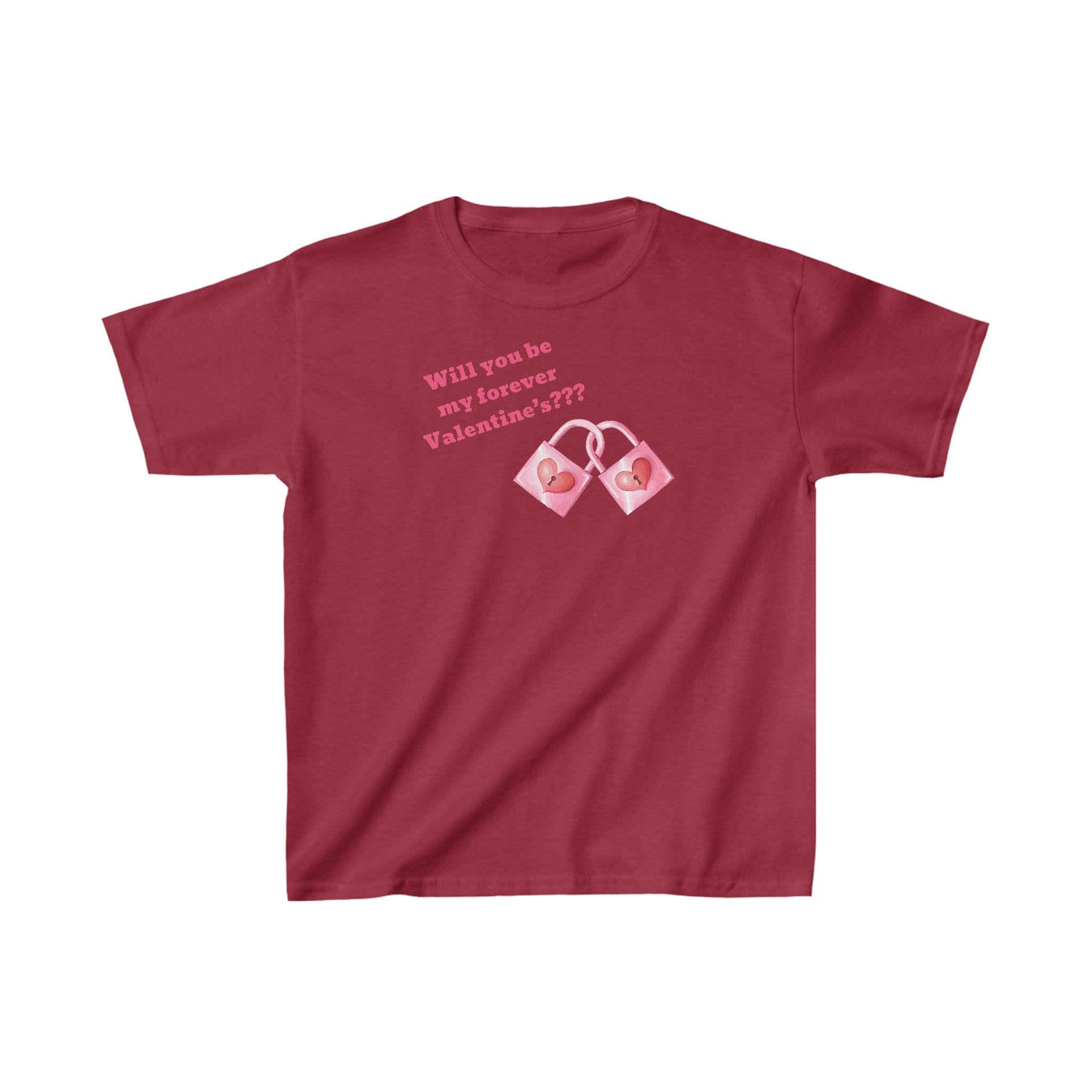 Will You Be My Forever Valentine?? Kids Heavy Cotton™ Tee