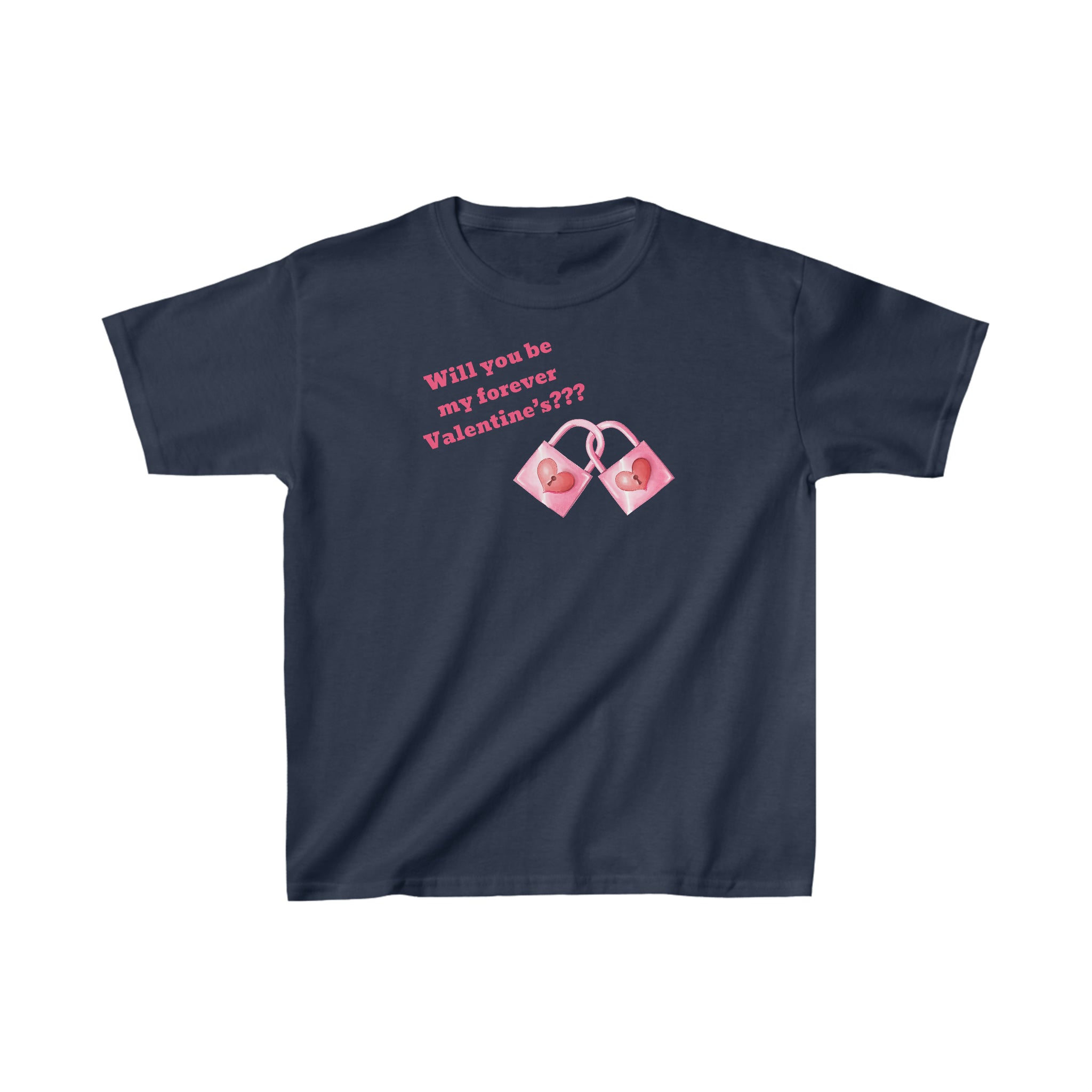 Will You Be My Forever Valentine?? Kids Heavy Cotton™ Tee