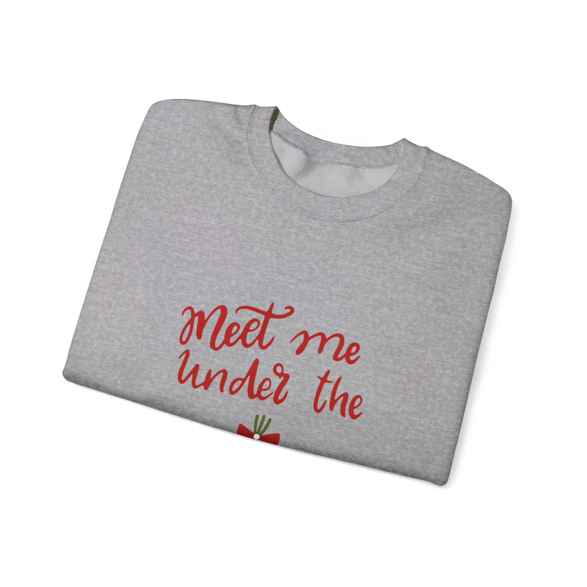 Meet Me Under The Mistletoe Unisex Heavy Blend™ Crewneck Sweatshirt