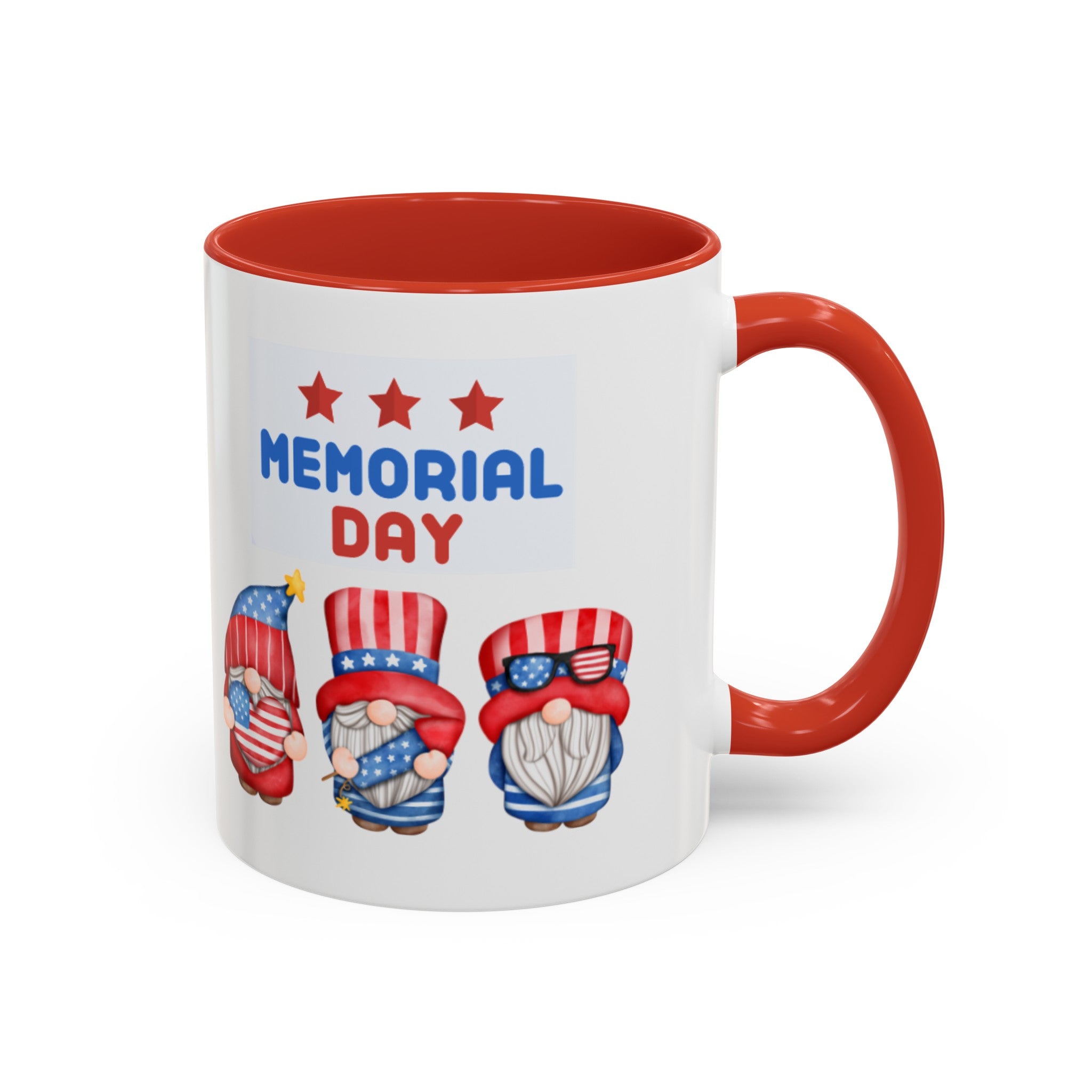 Happy Tribute Day Gnome Accent Coffee Mug (11, 15oz)