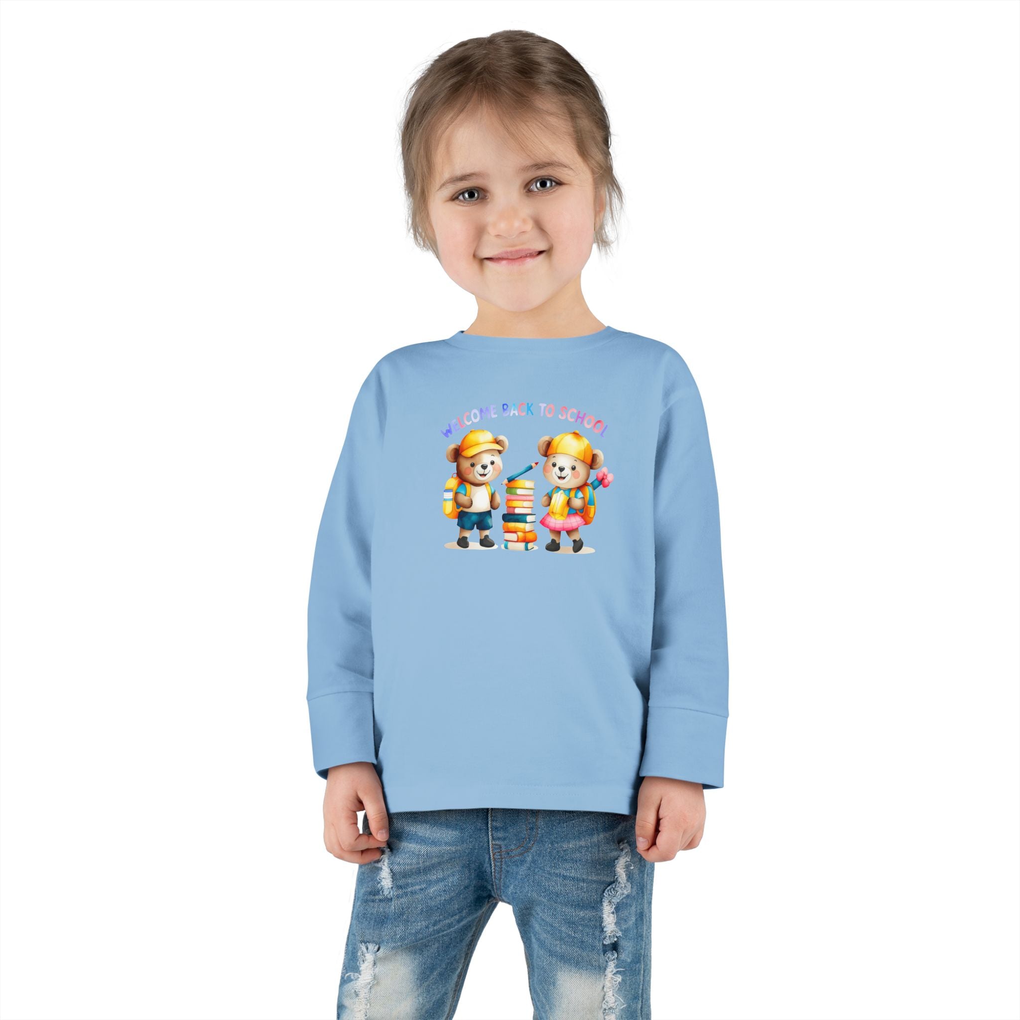 Welcome Back to School Toddler Long Sleeve Tee