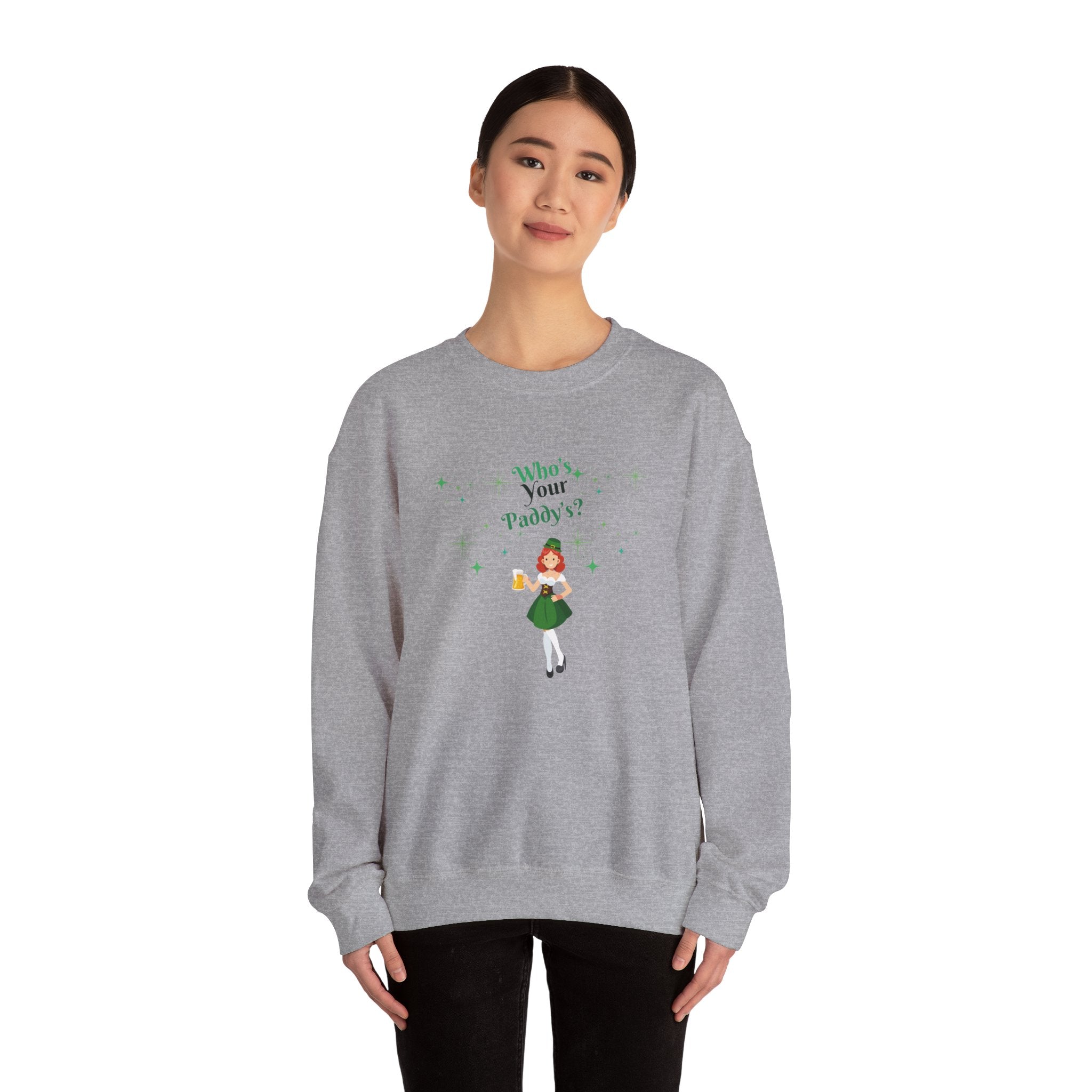 Who's Your Paddy's? Unisex Crewneck Sweatshirt - Perfect for St. Patrick's Day Celebrations