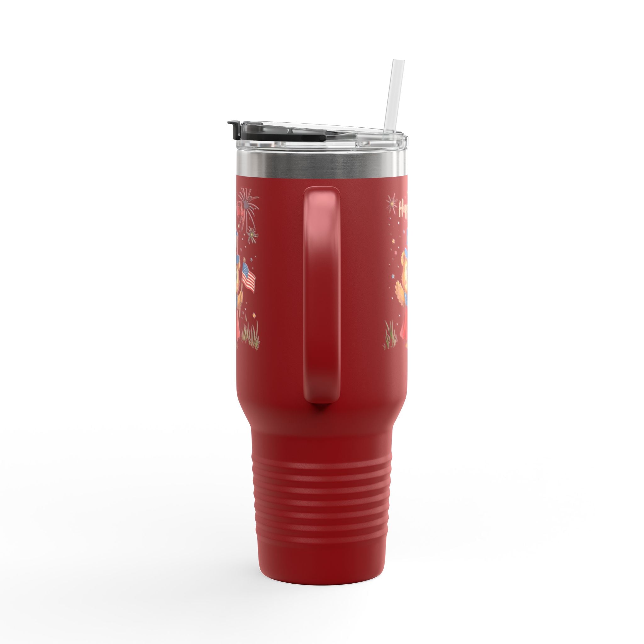 Happy Independence Day  Insulated Travel Mug, 40oz