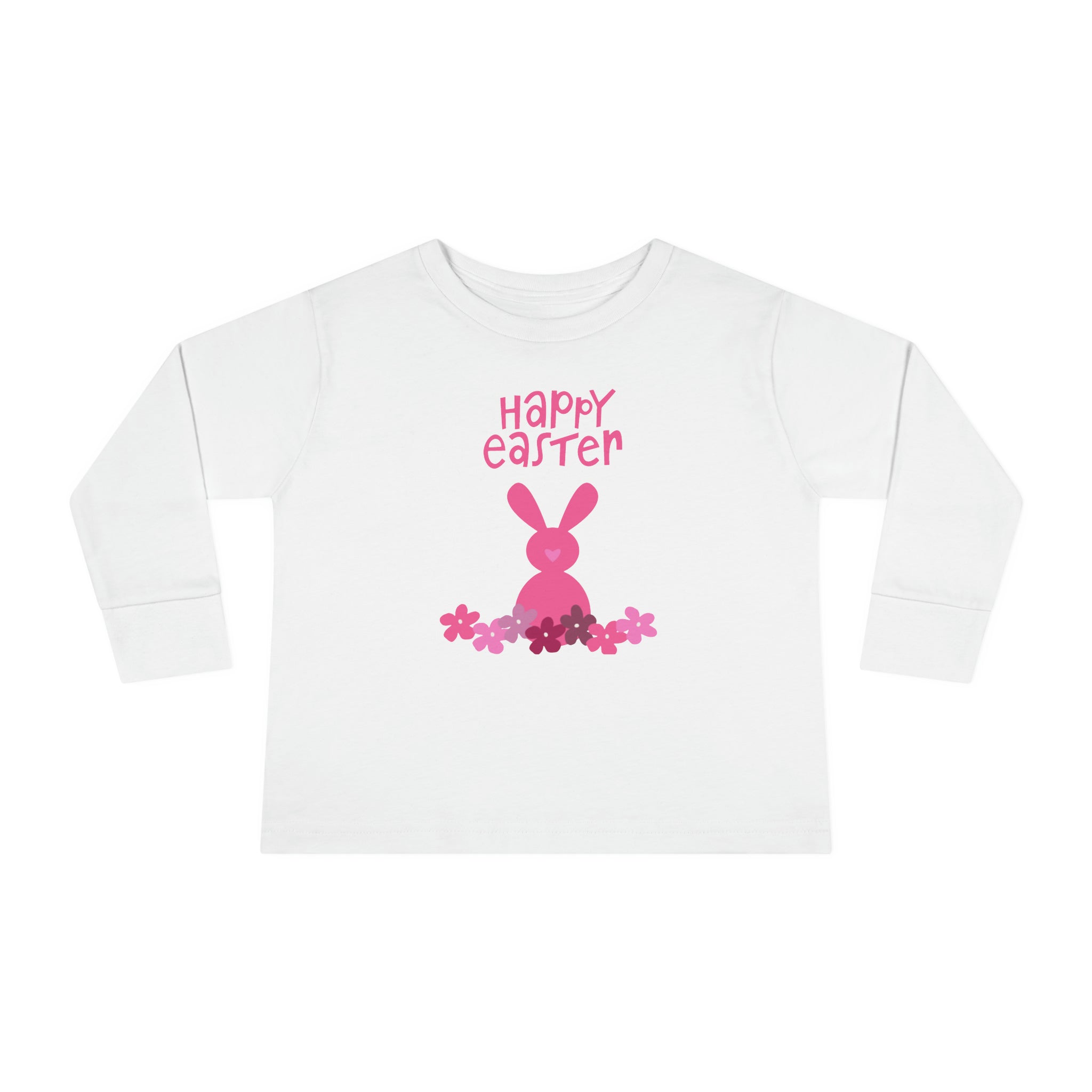 Happy Bunny Day Toddler Long Sleeve Tee