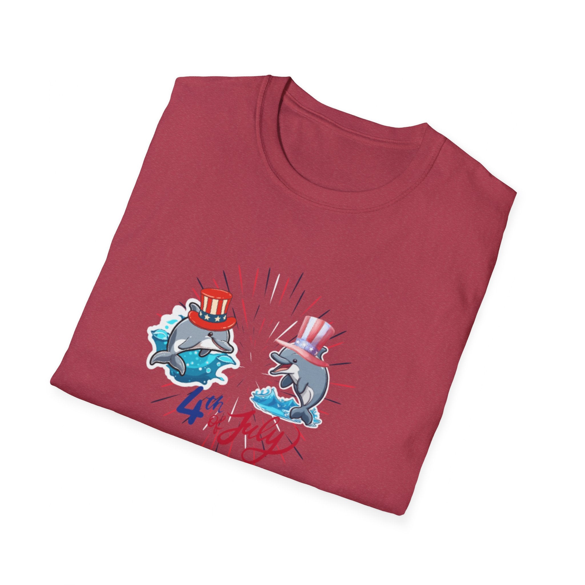 Splash 4th Of July Unisex Softstyle T-Shirt