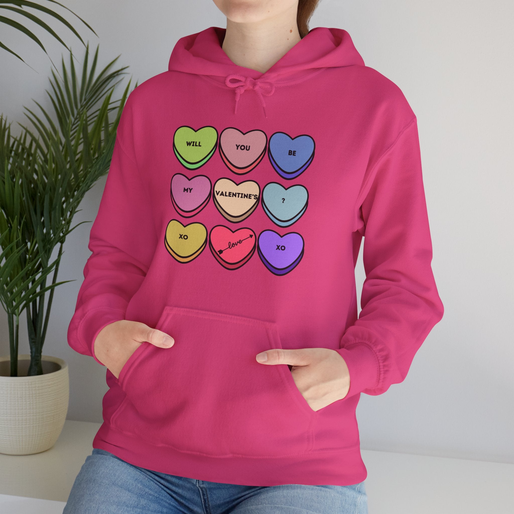 Will You Be My Valentine? Unisex Heavy Blend™ Hooded Sweatshirt
