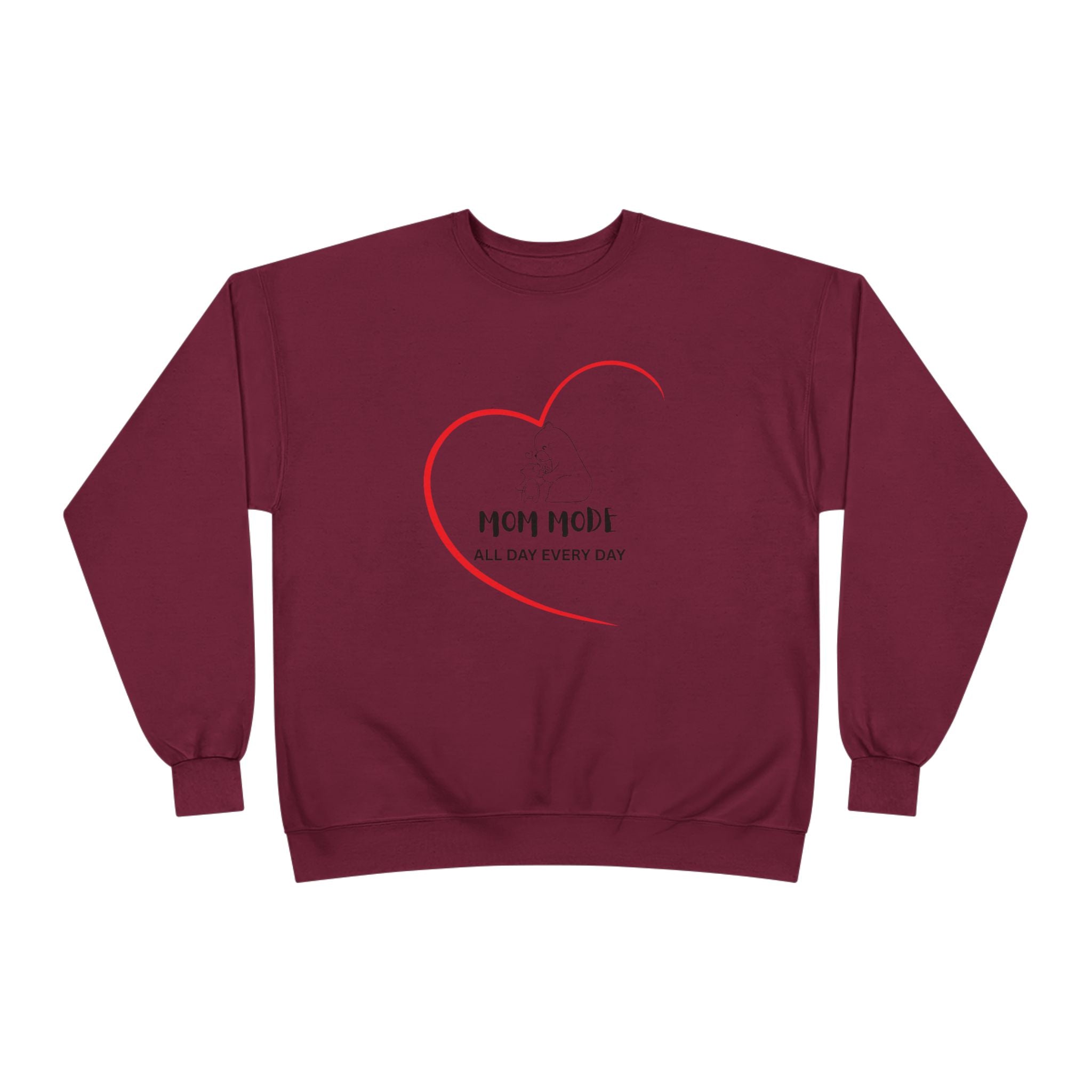 Mom Mode Eco-Friendly Crewneck Sweatshirt