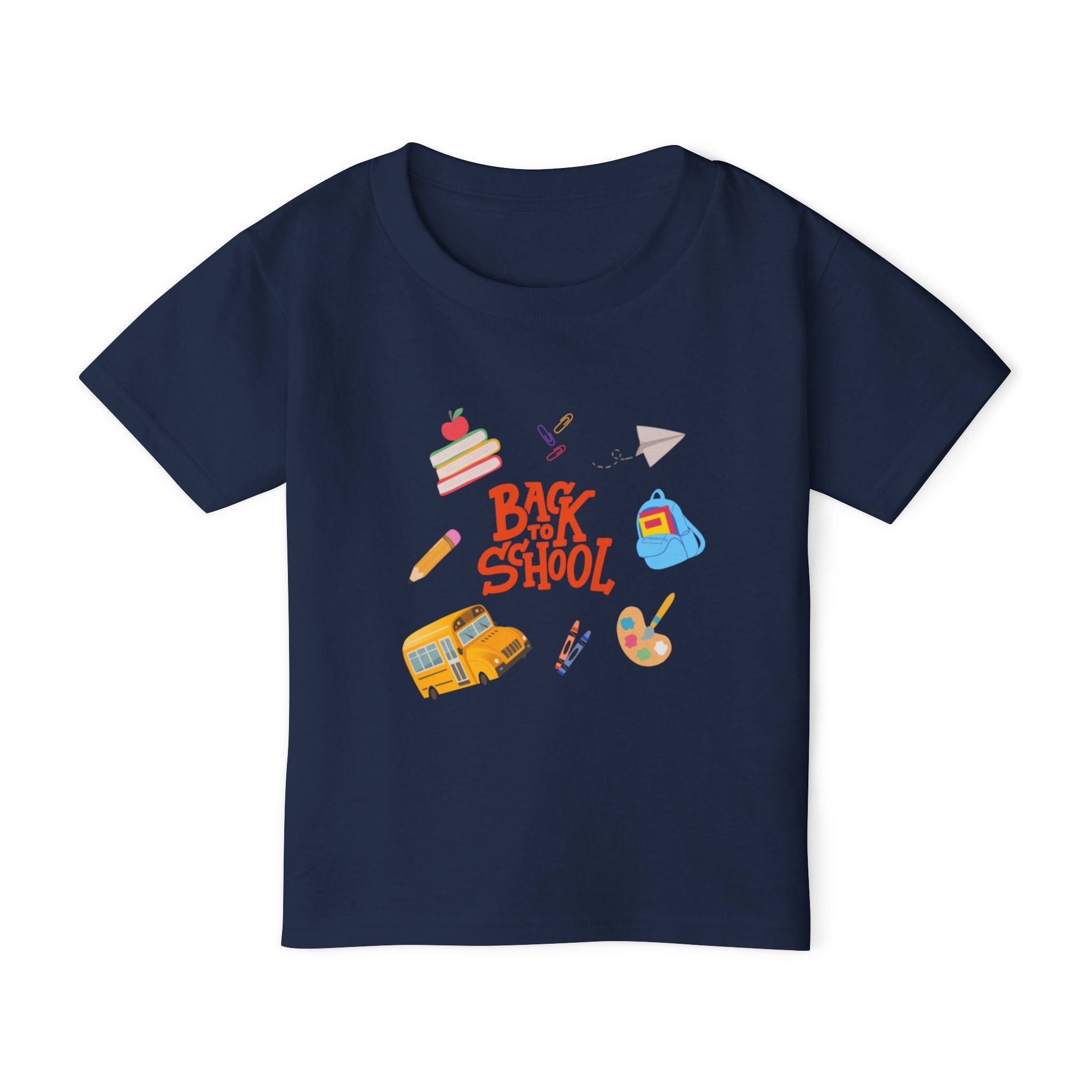 Back To School Time Heavy Cotton™ Toddler T-shirt