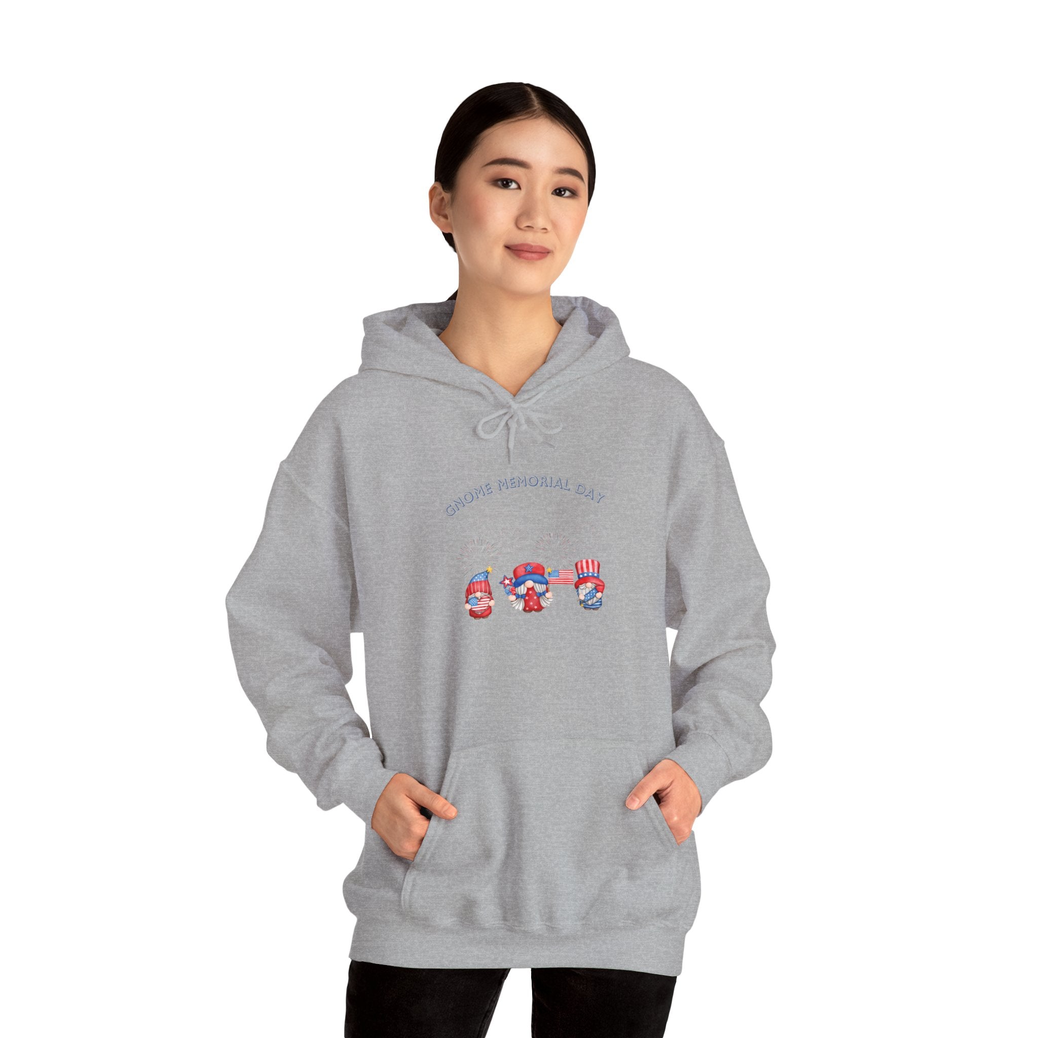 Gnome Memorial Day Hooded Sweatshirt