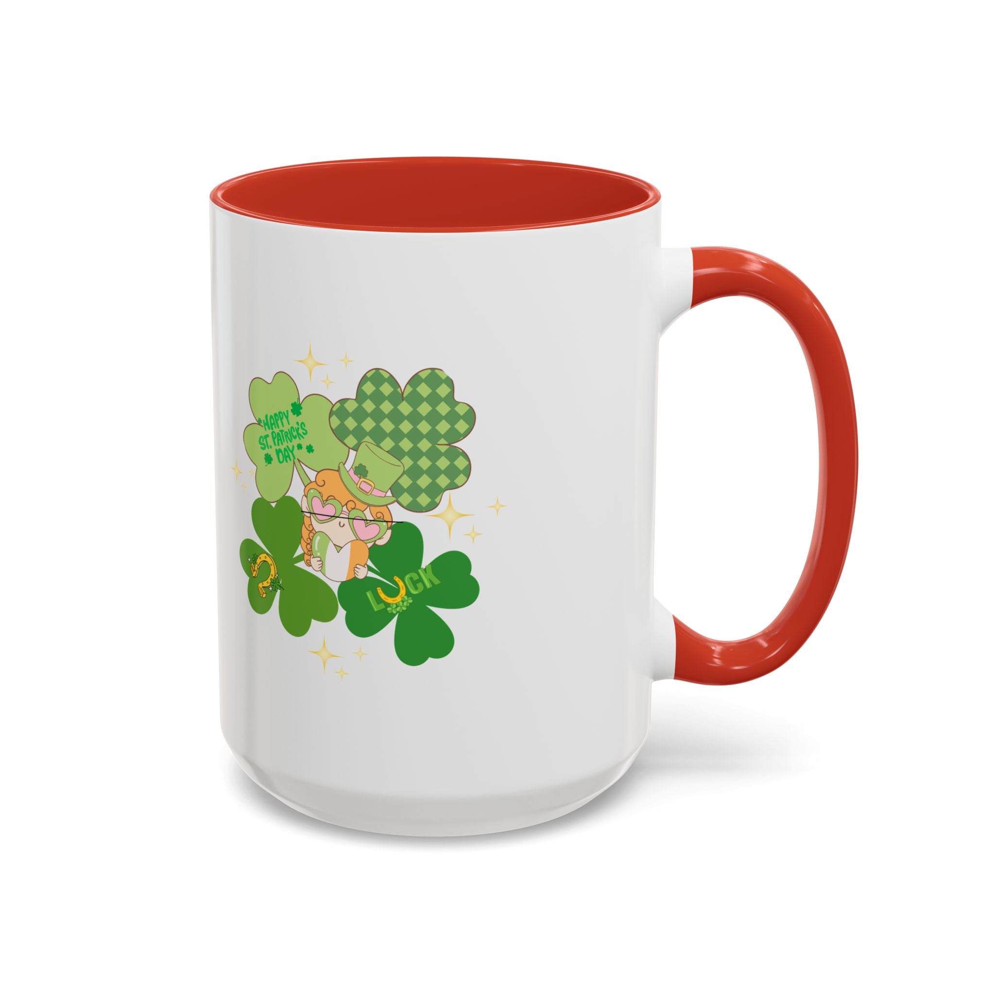 Retro St. Paddy's Day Accent Coffee Mug - 11oz & 15oz