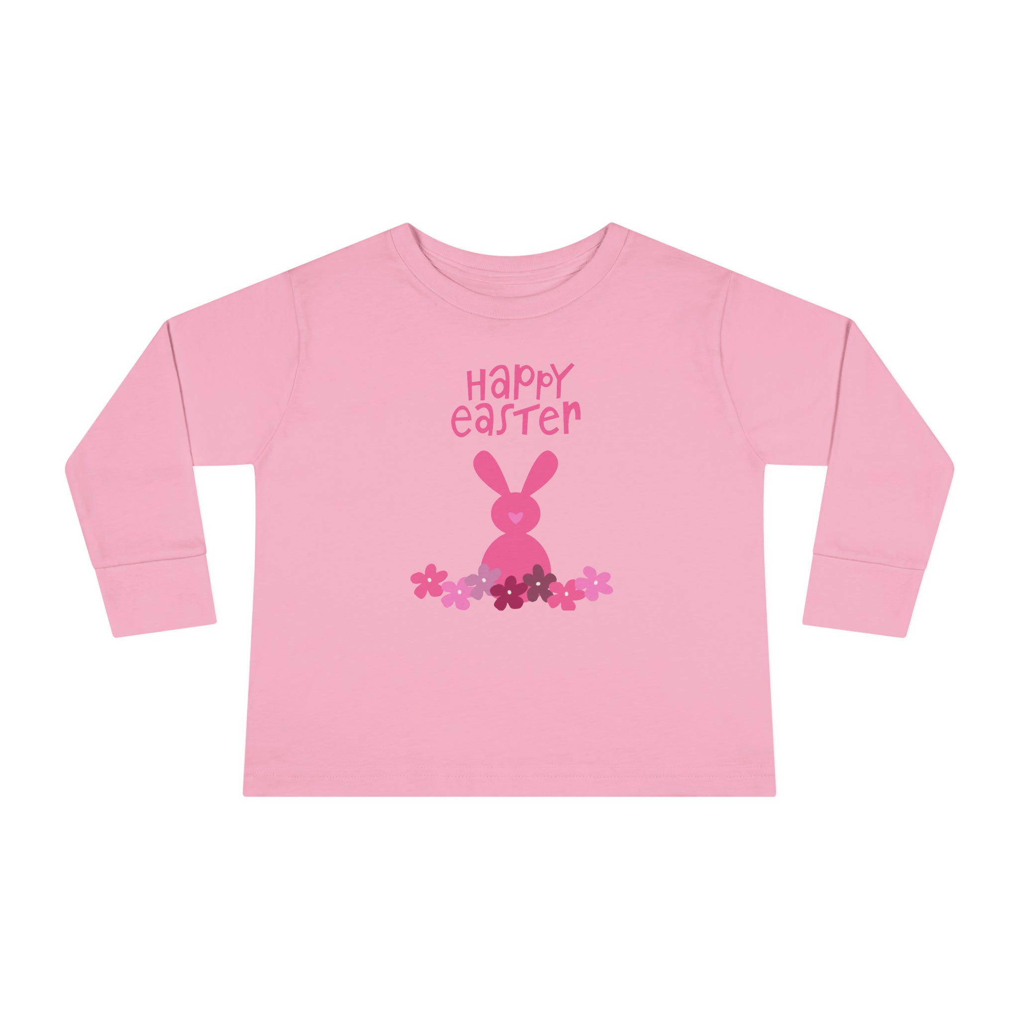 Happy Bunny Day Toddler Long Sleeve Tee