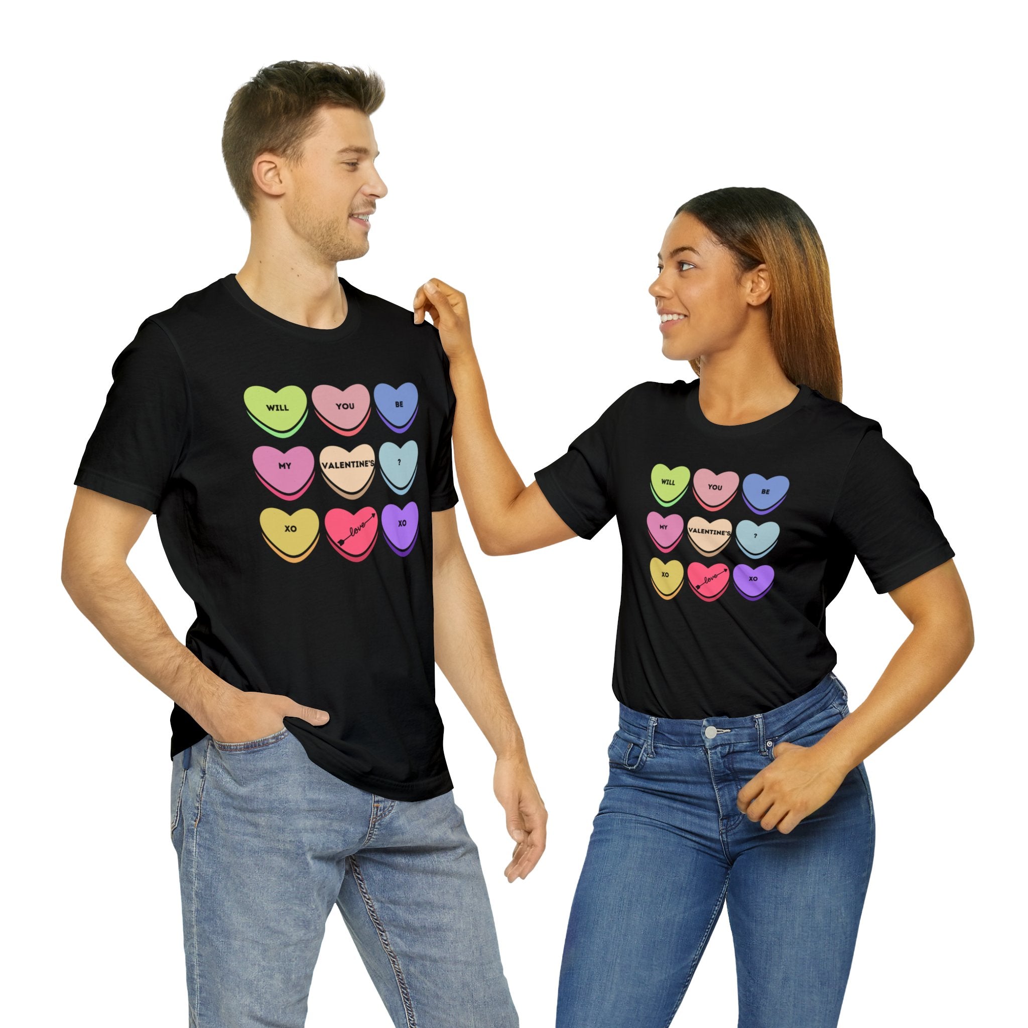 Will You Be My Valentine? Unisex Jersey Short Sleeve Tee
