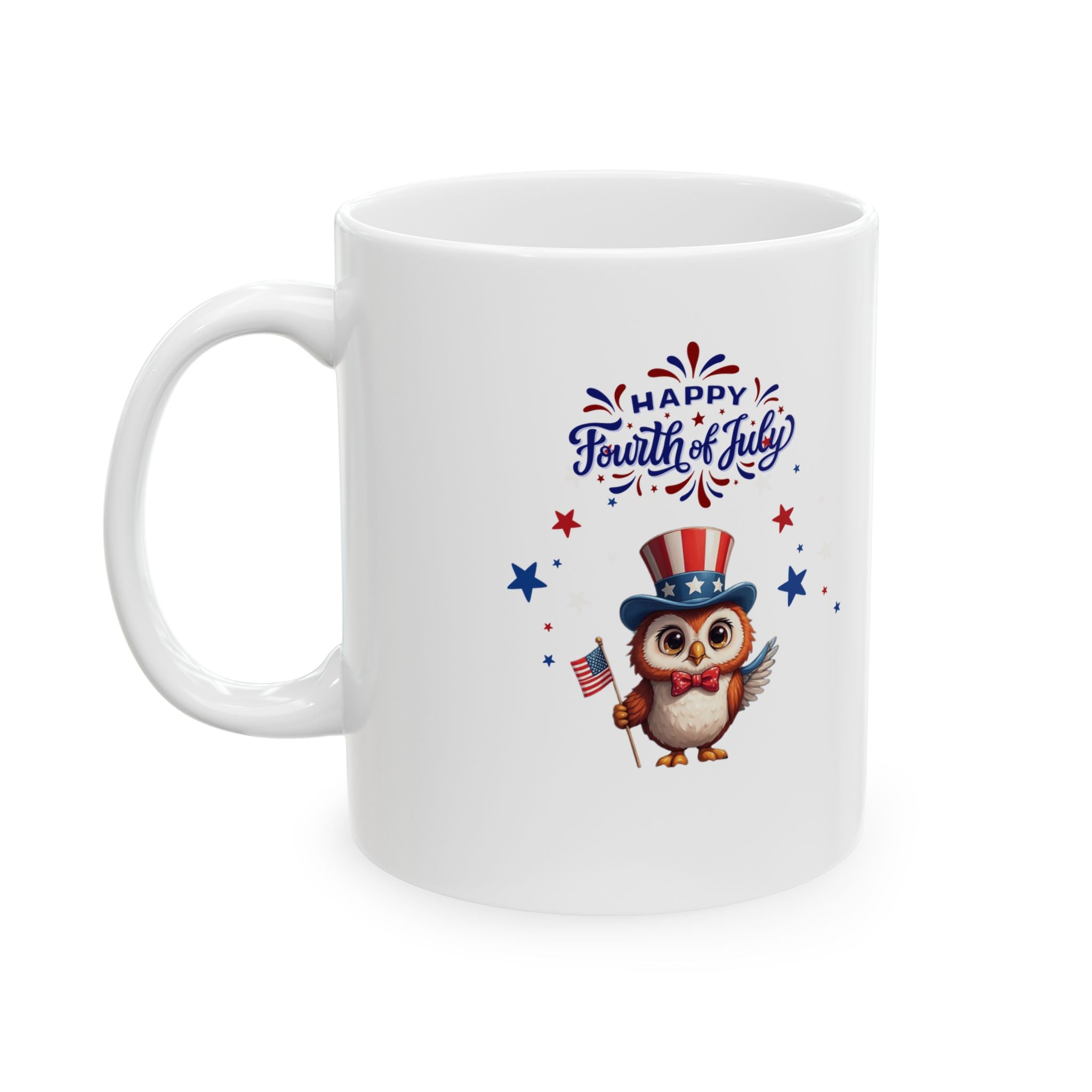 American Eagle Happy 4th of July Mug