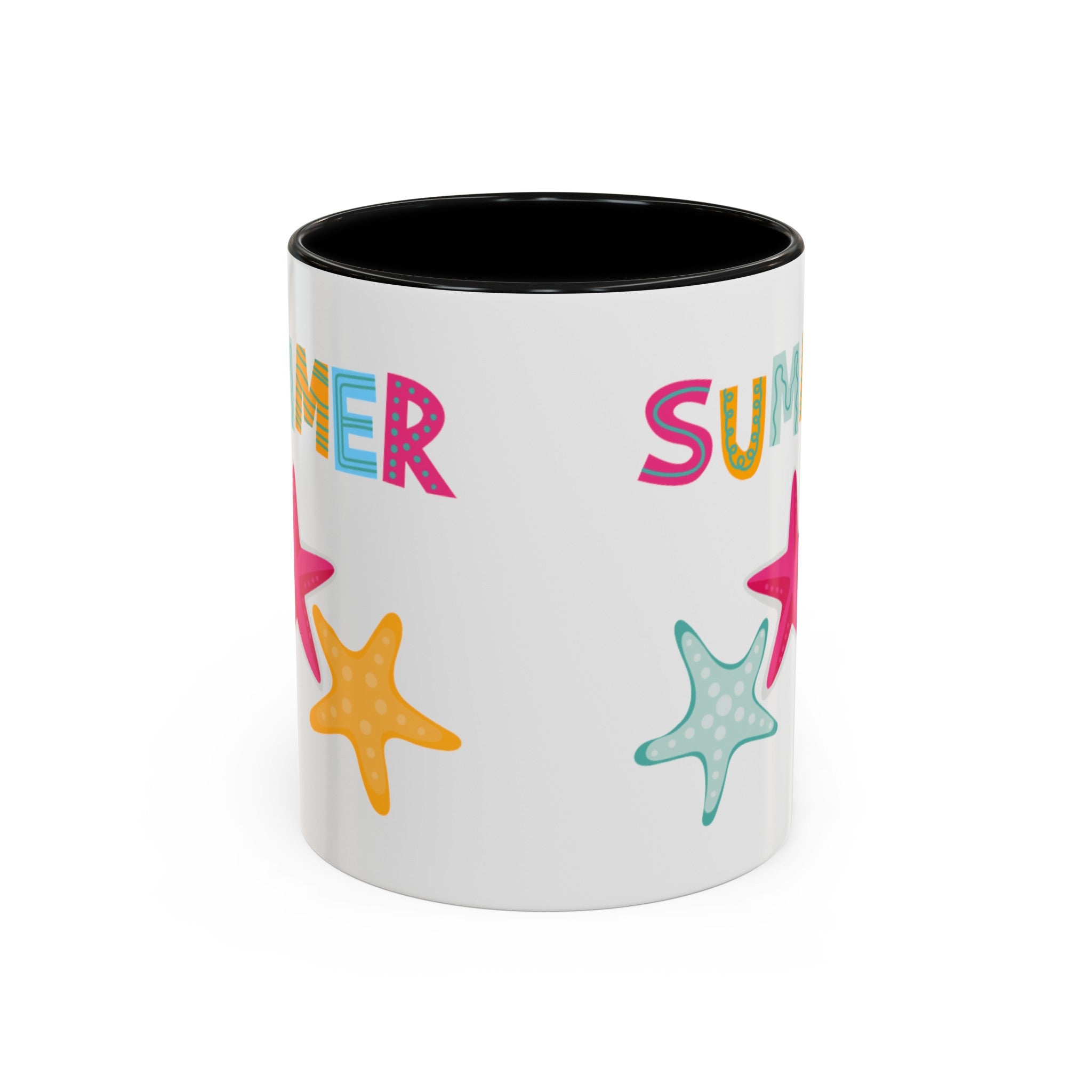 Summer Starfish Accent Coffee Mug (11, 15oz)