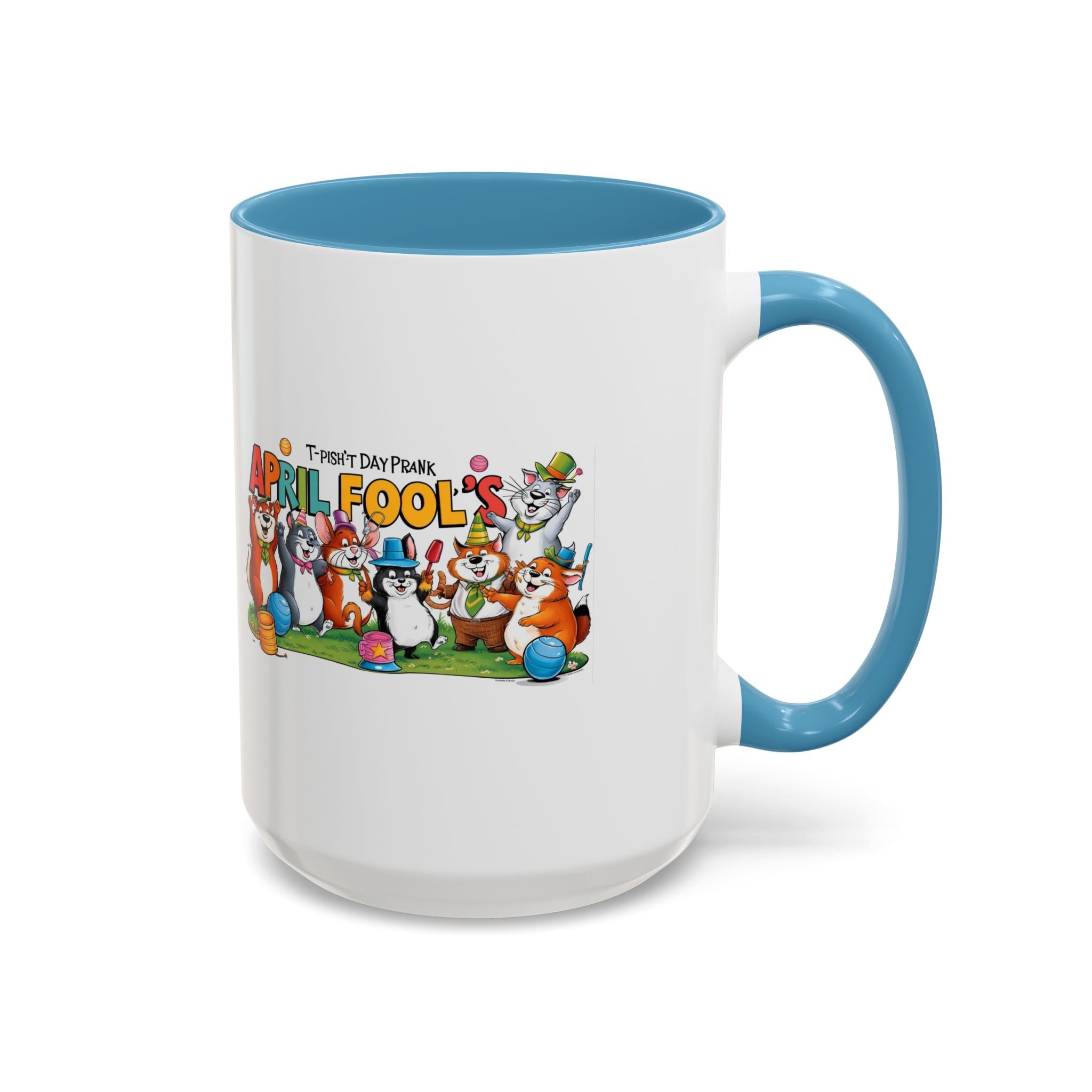 T-Pish'-T Day Prank Accent Coffee Mug