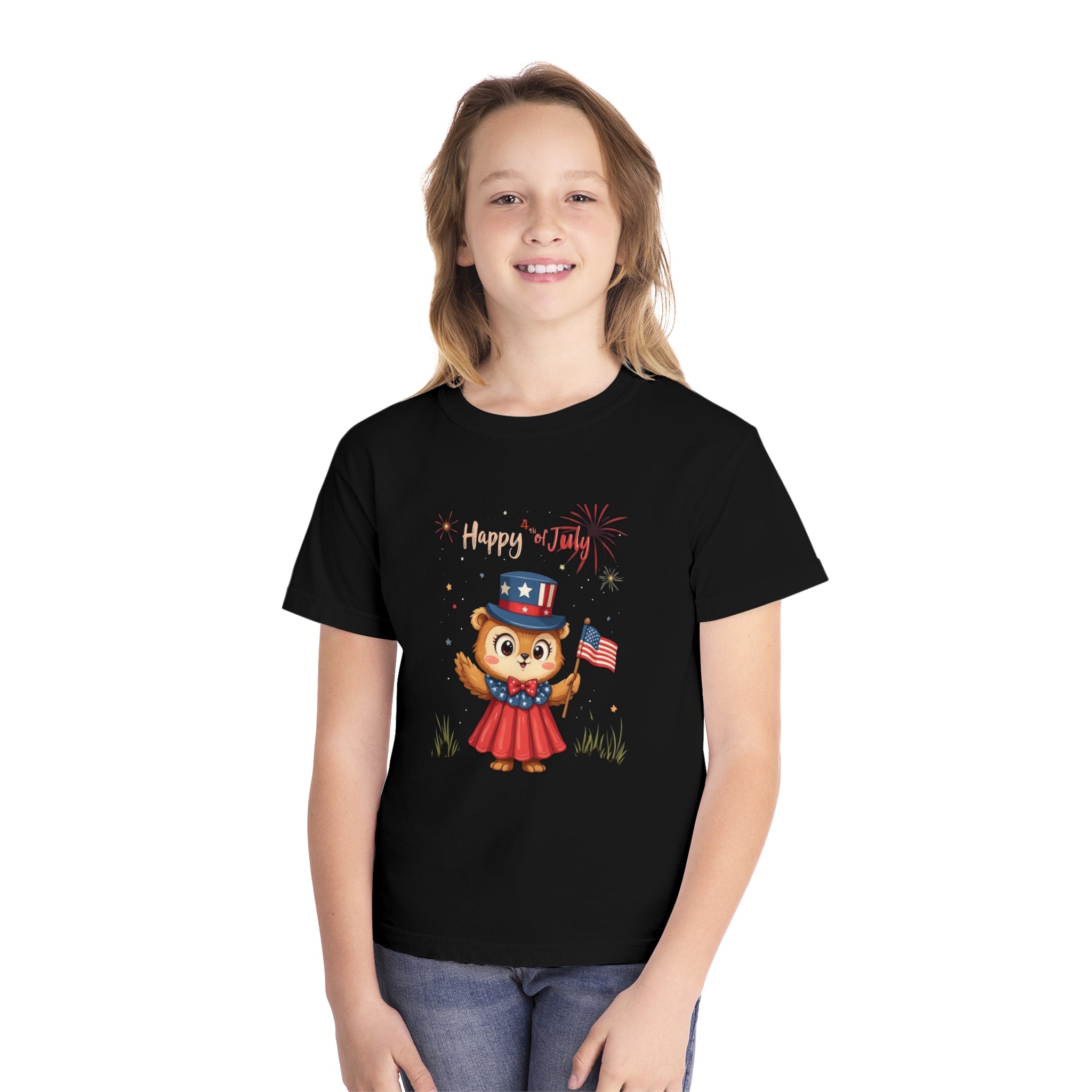 Happy Independence Day Youth Midweight Tee