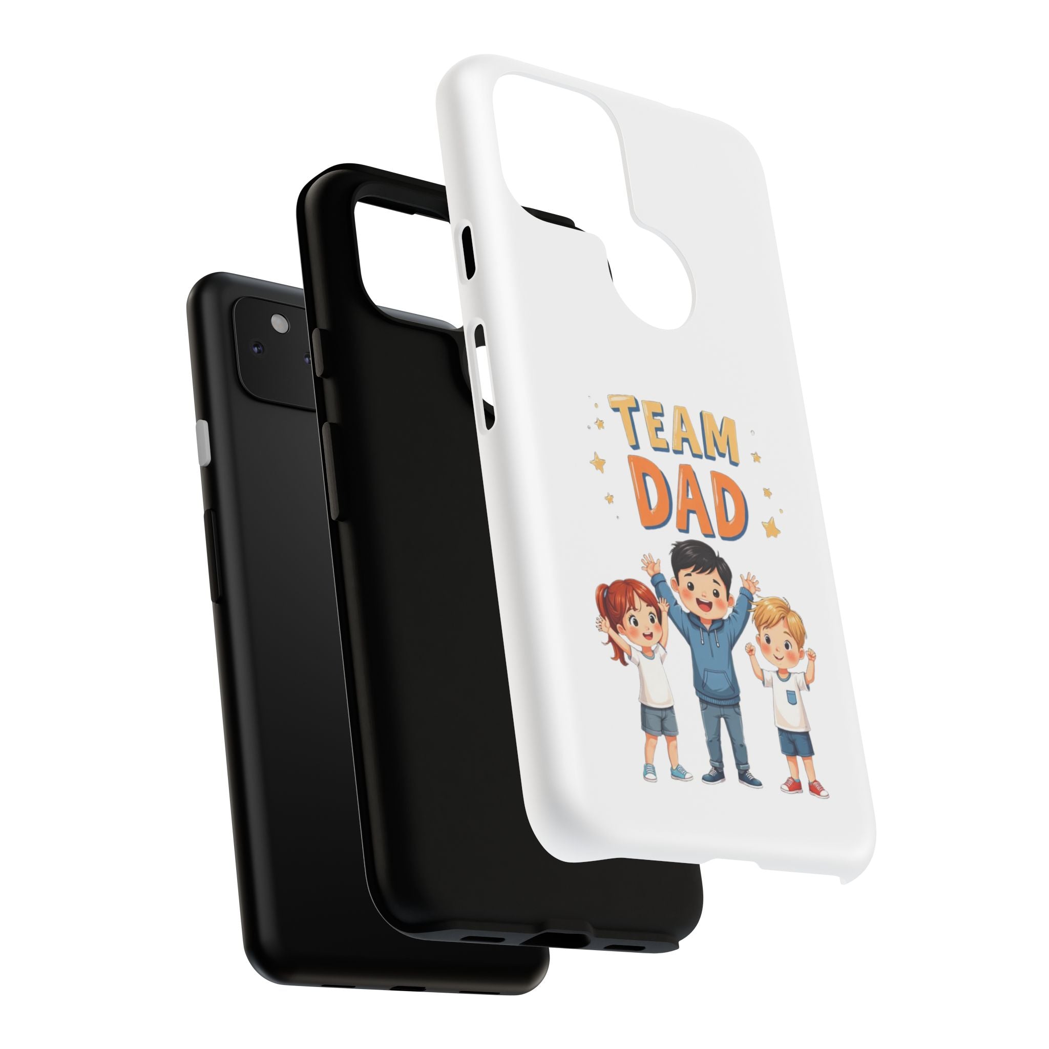 Team Dad Phone Case, Fun Gift for Fathers, Durable Phone Protector, Cute Dad Team Merchandise, Father's Day Special