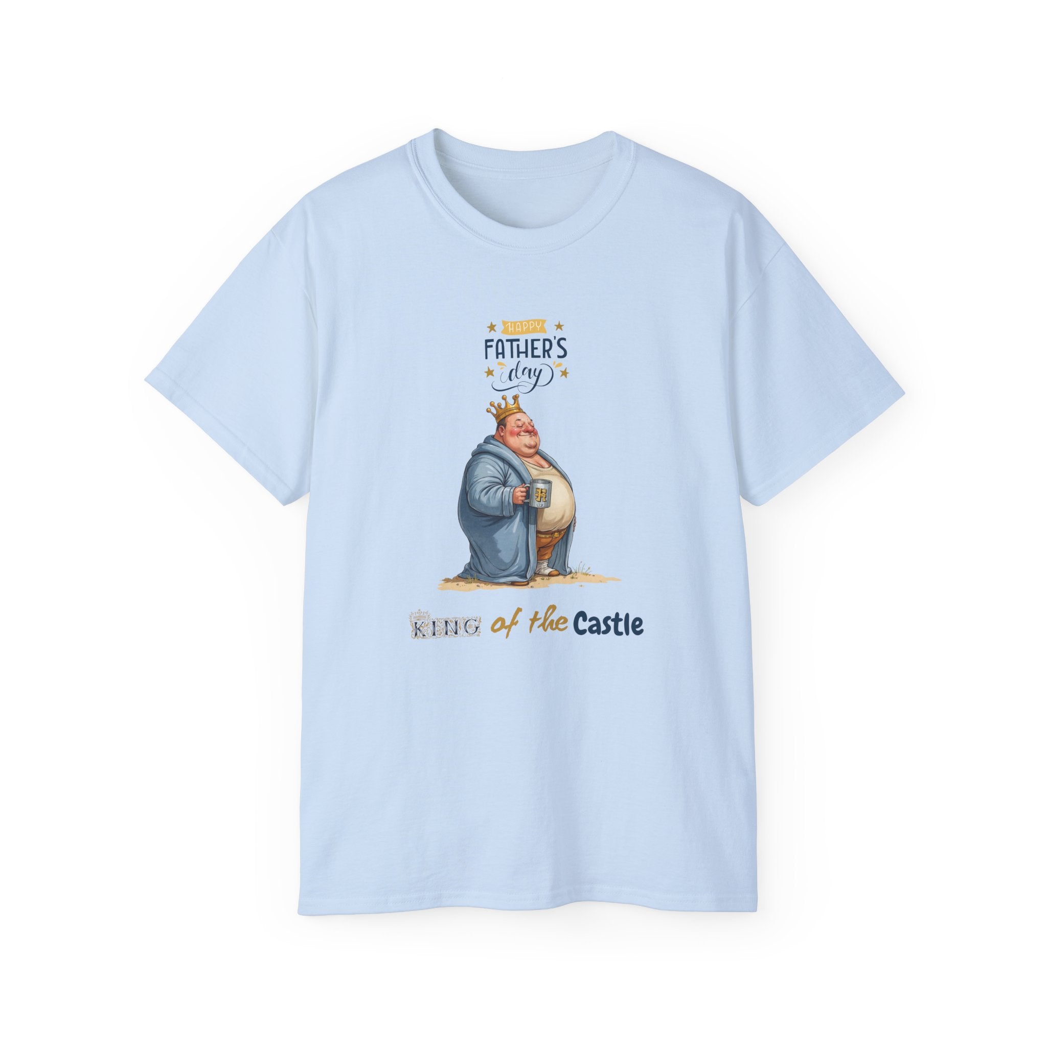 Father's Day King of the Castle Tee, Unisex Cotton T-Shirt