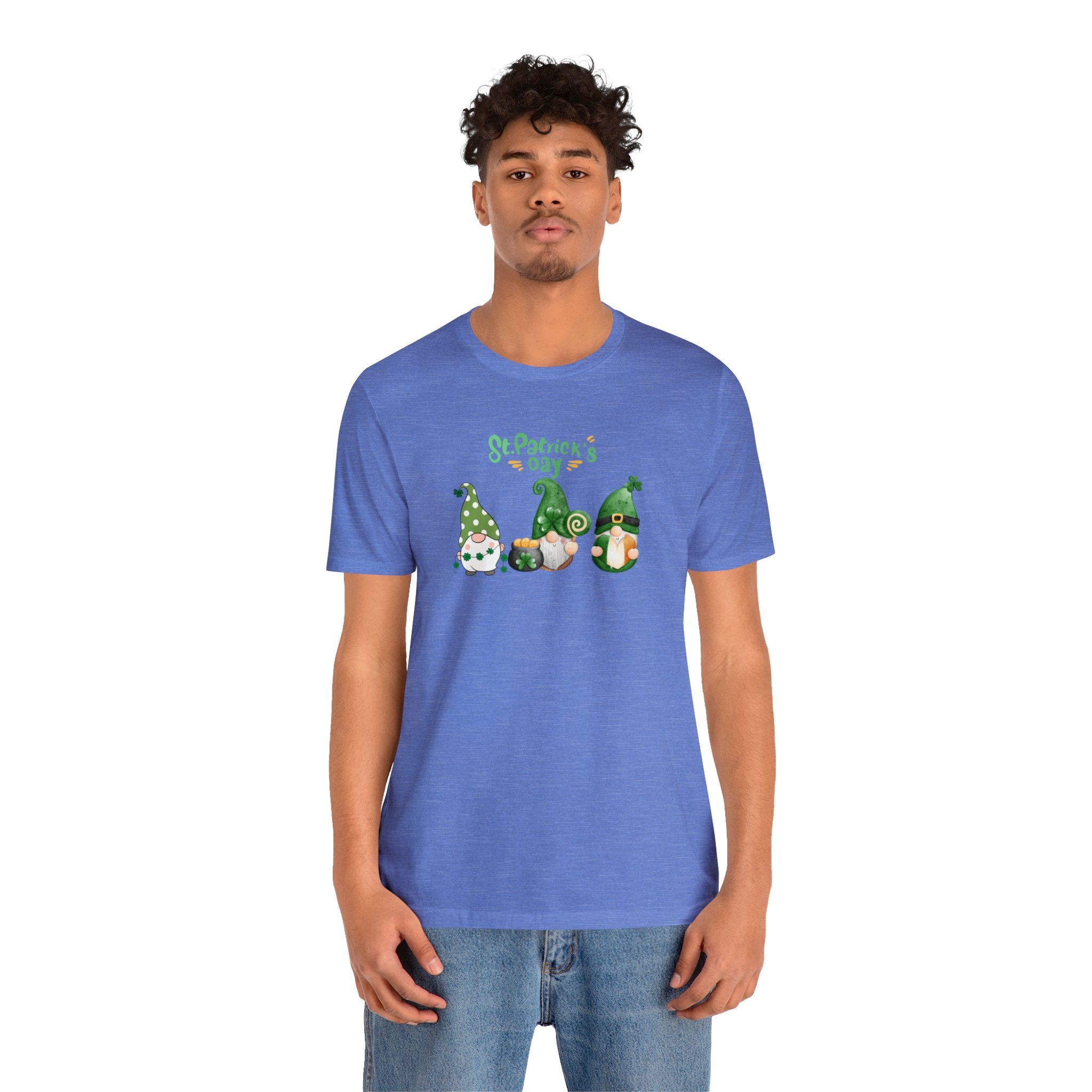 St. Patty's Day Gnome Unisex Jersey Short Sleeve Tee