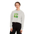 Retro St.Paddy's Day Women’s Cropped Hooded Sweatshirt