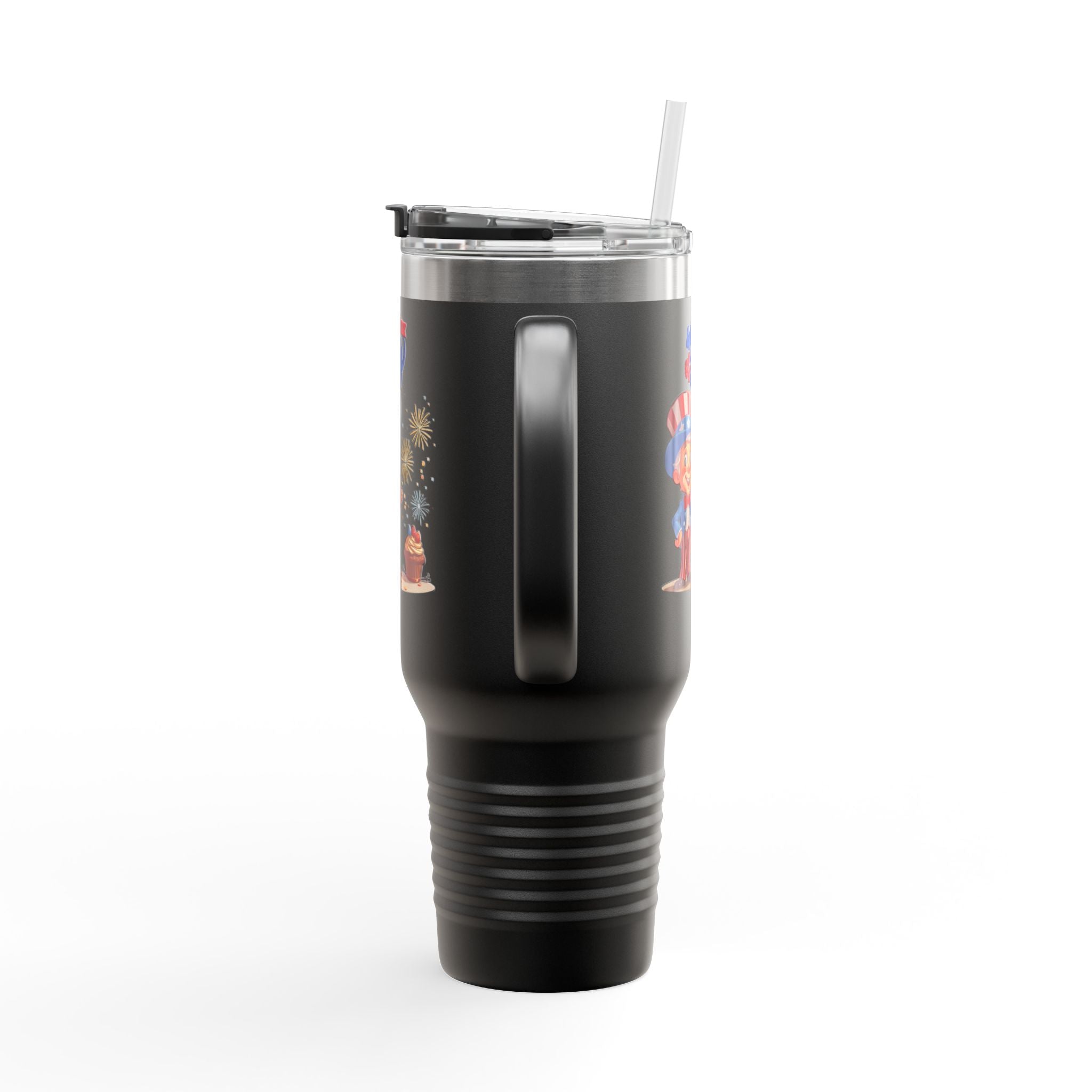 Uncle Sam Happy 4th of July Insulated Travel Mug, 40oz