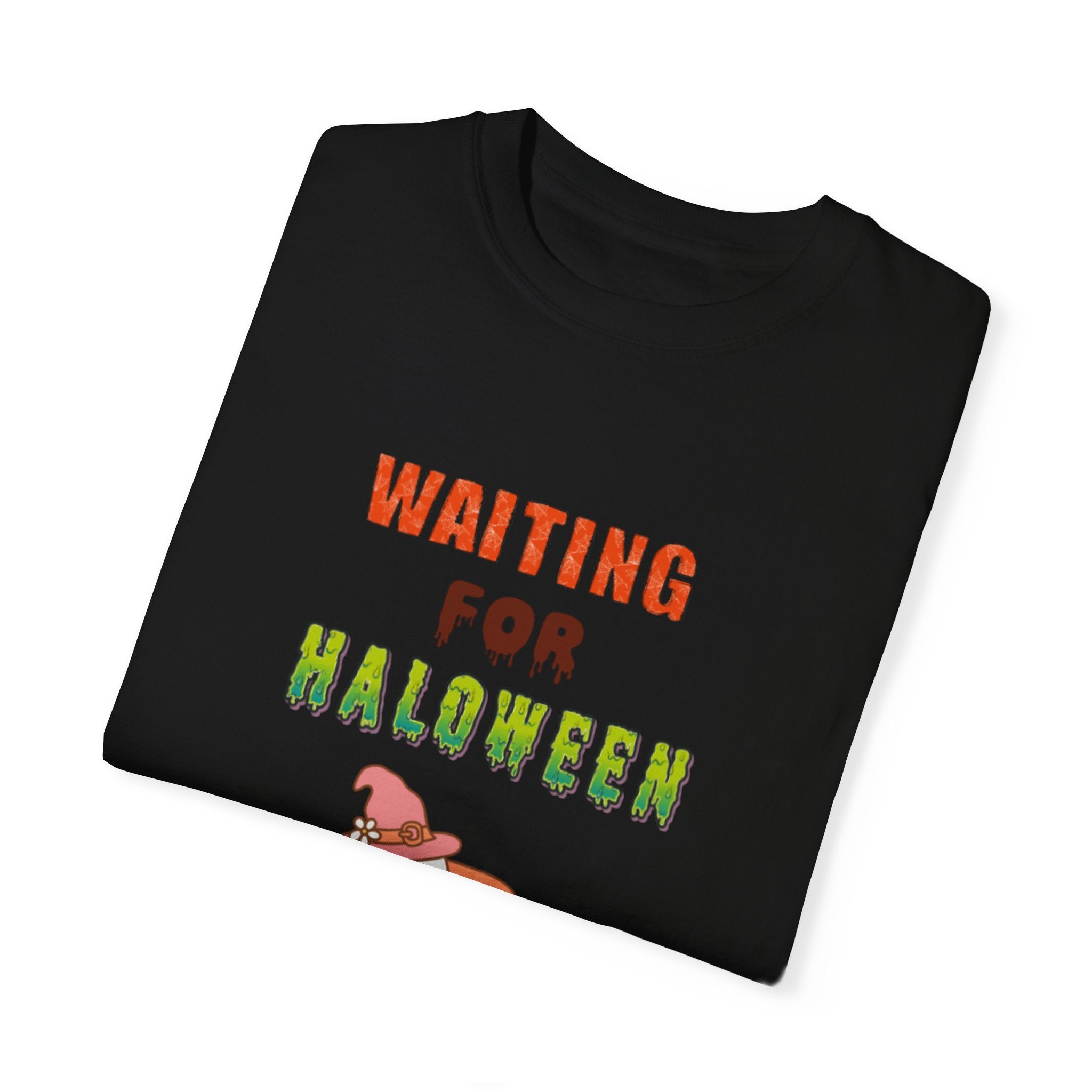 Waiting For Halloween Unisex Garment-Dyed T-shirt
