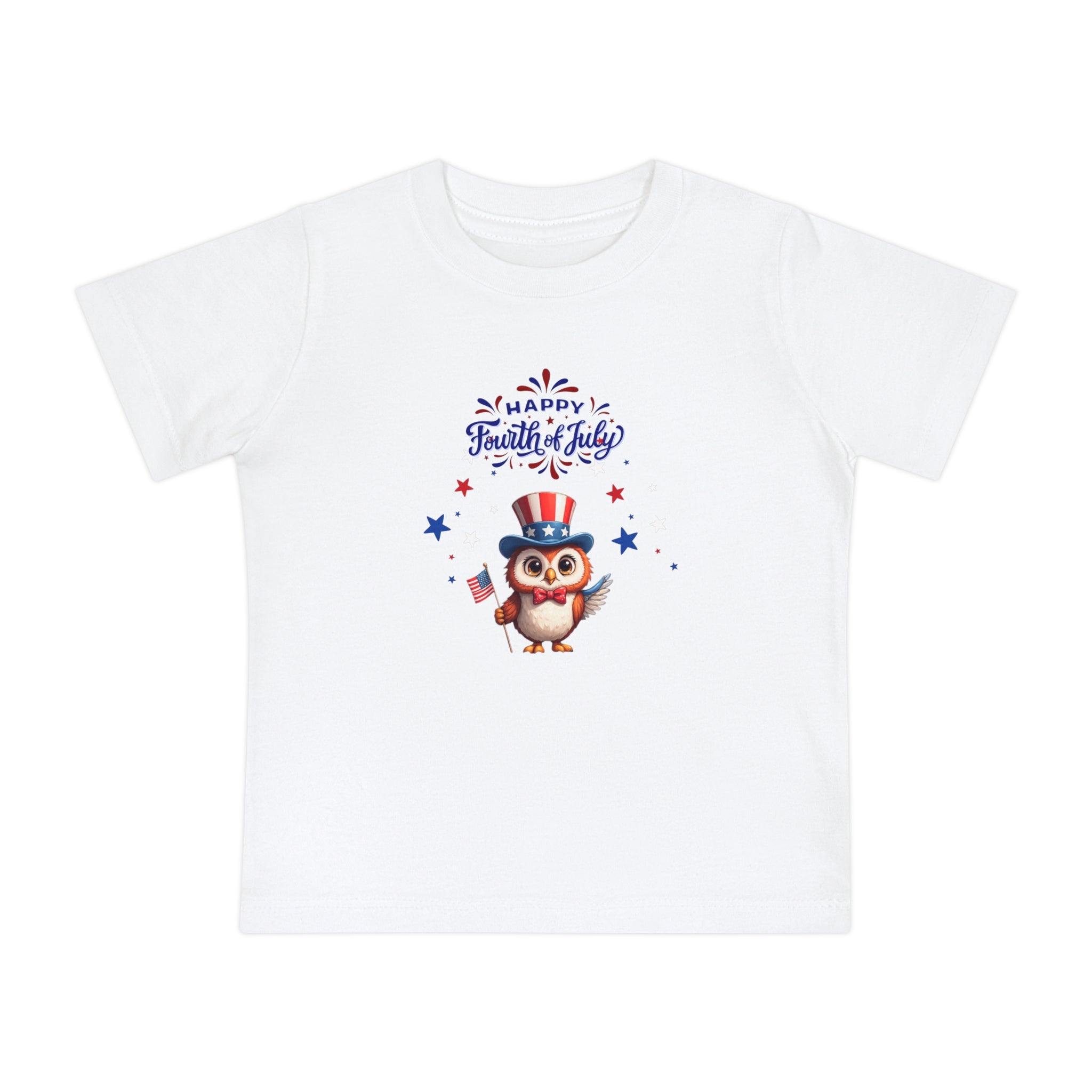 American Eagle Happy 4th of July Baby Short Sleeve T-Shirt