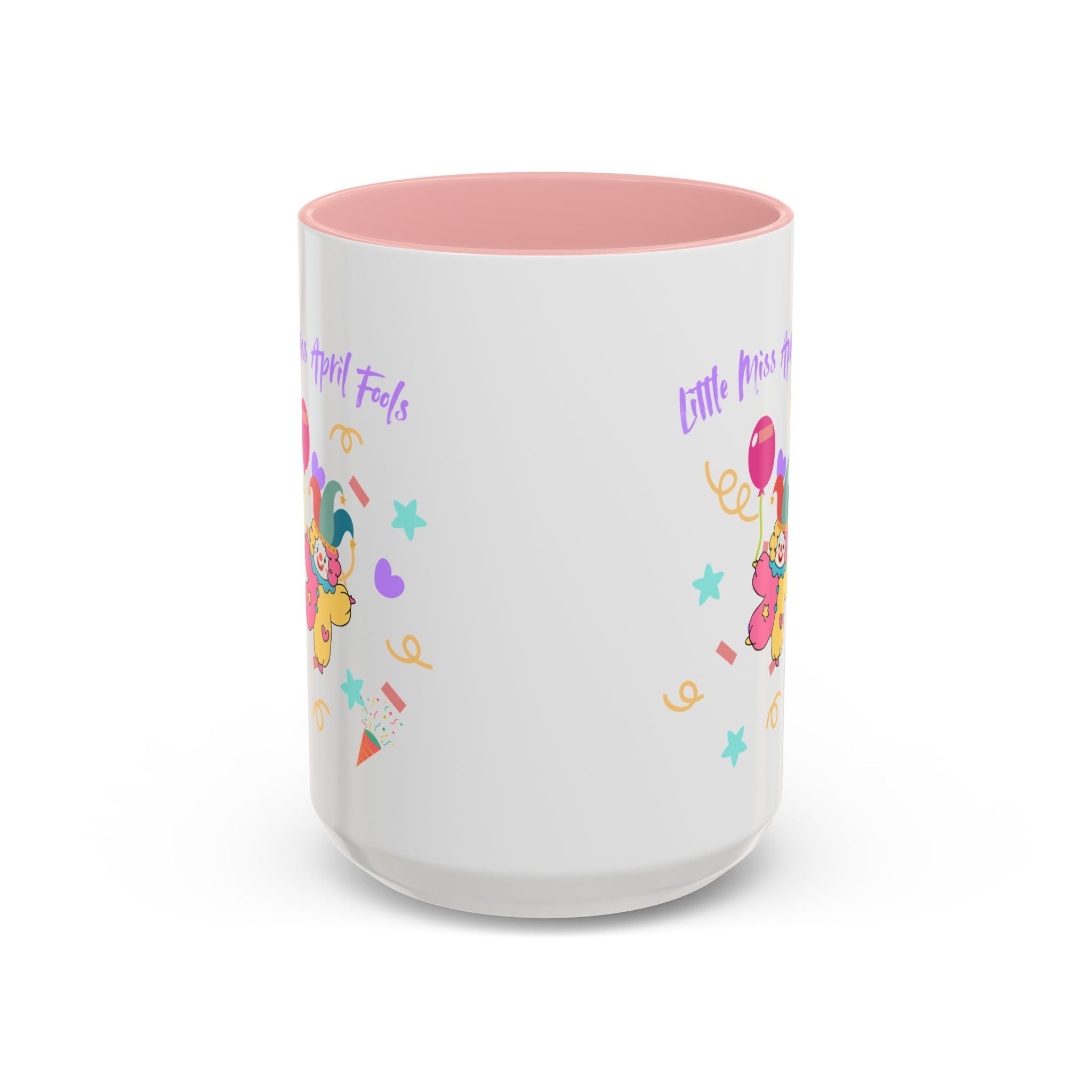 Little Miss April Fool's  Day Accent Coffee Mug - Fun & Whimsical 11oz/15oz