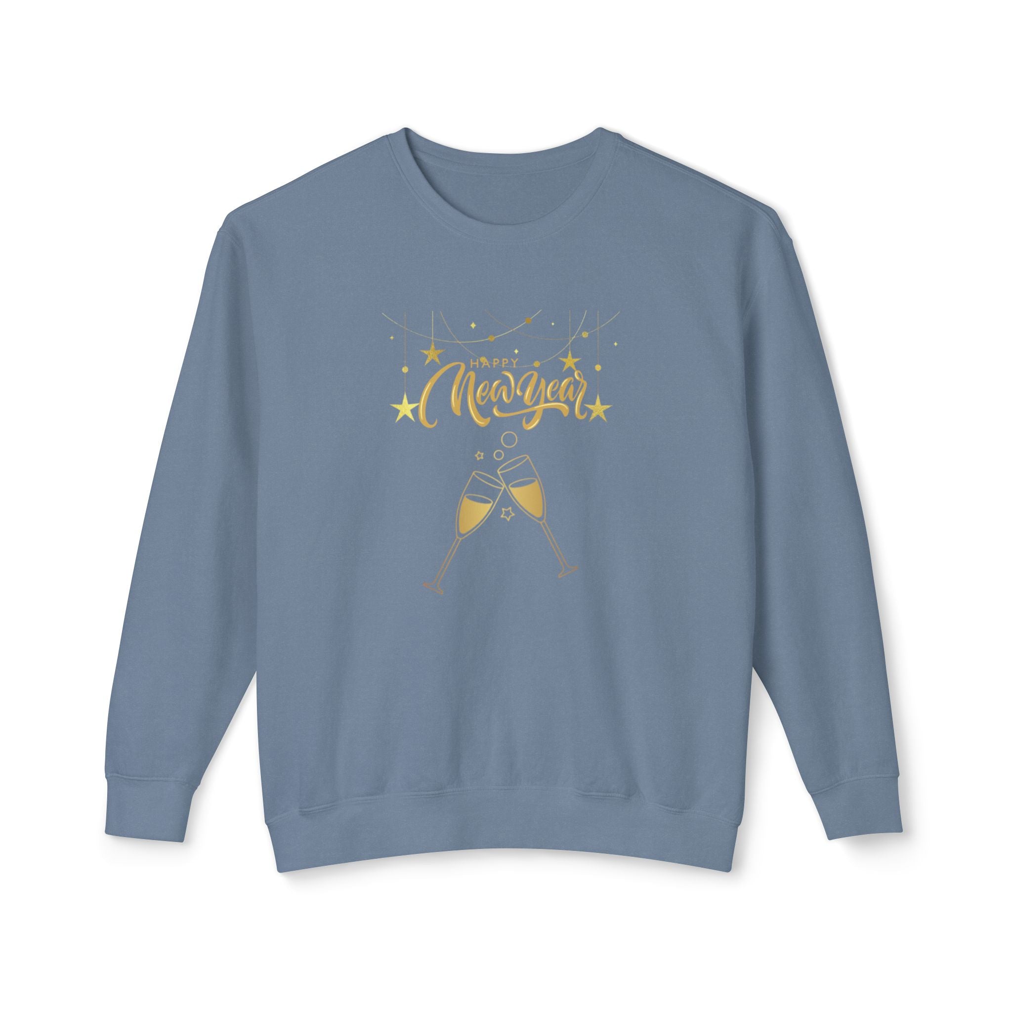 Happy New Year Unisex Lightweight Crewneck Sweatshirt