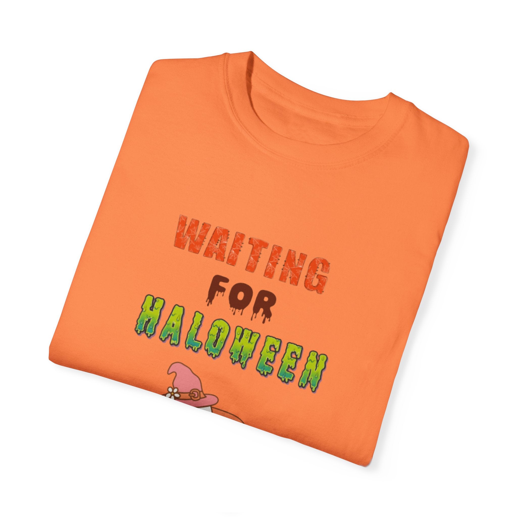 Waiting For Halloween Unisex Garment-Dyed T-shirt