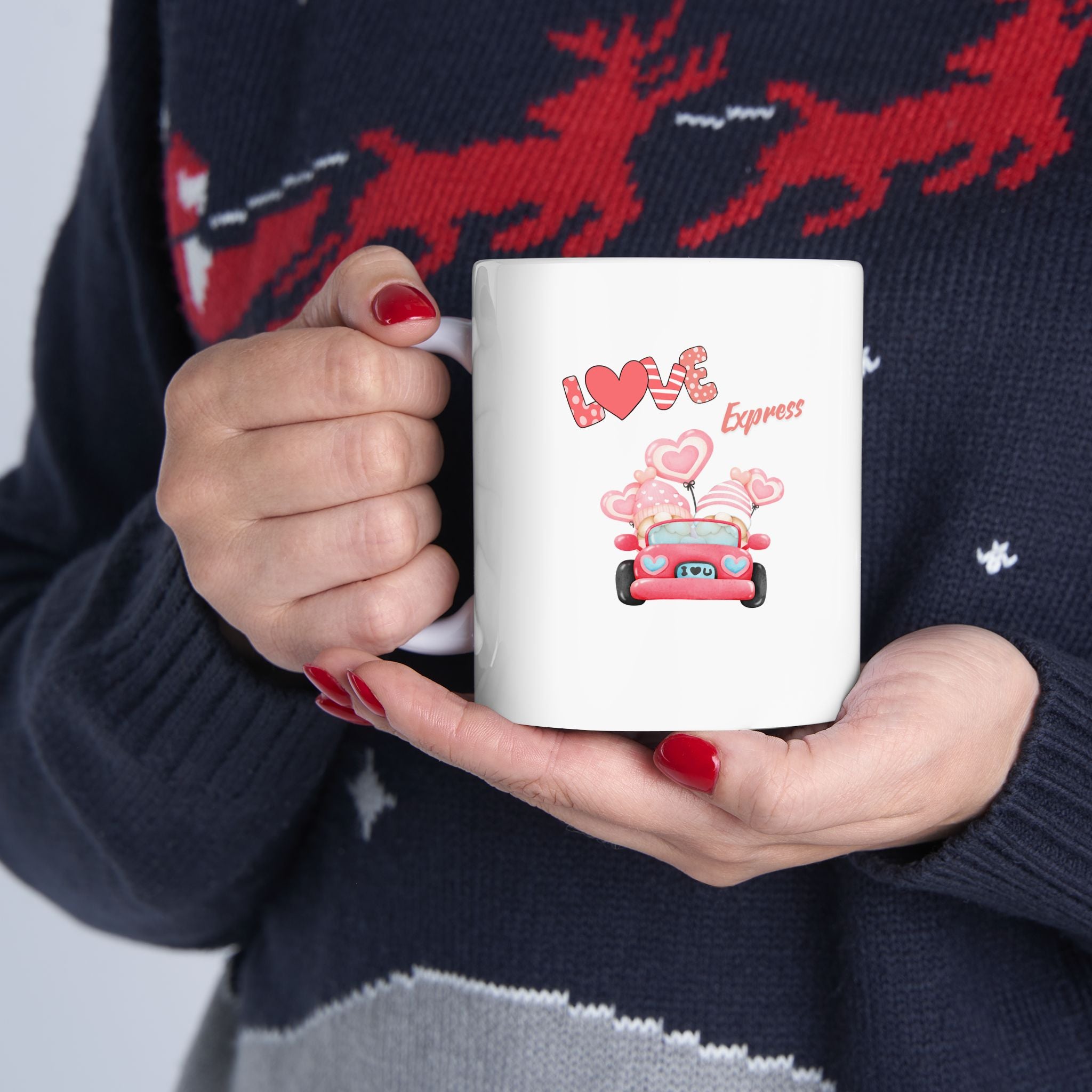 Love Express Ceramic Mug, (11oz, 15oz)